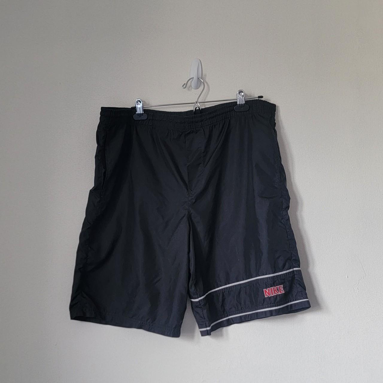 Nike vintage 90s nylon shorts Size... - Depop