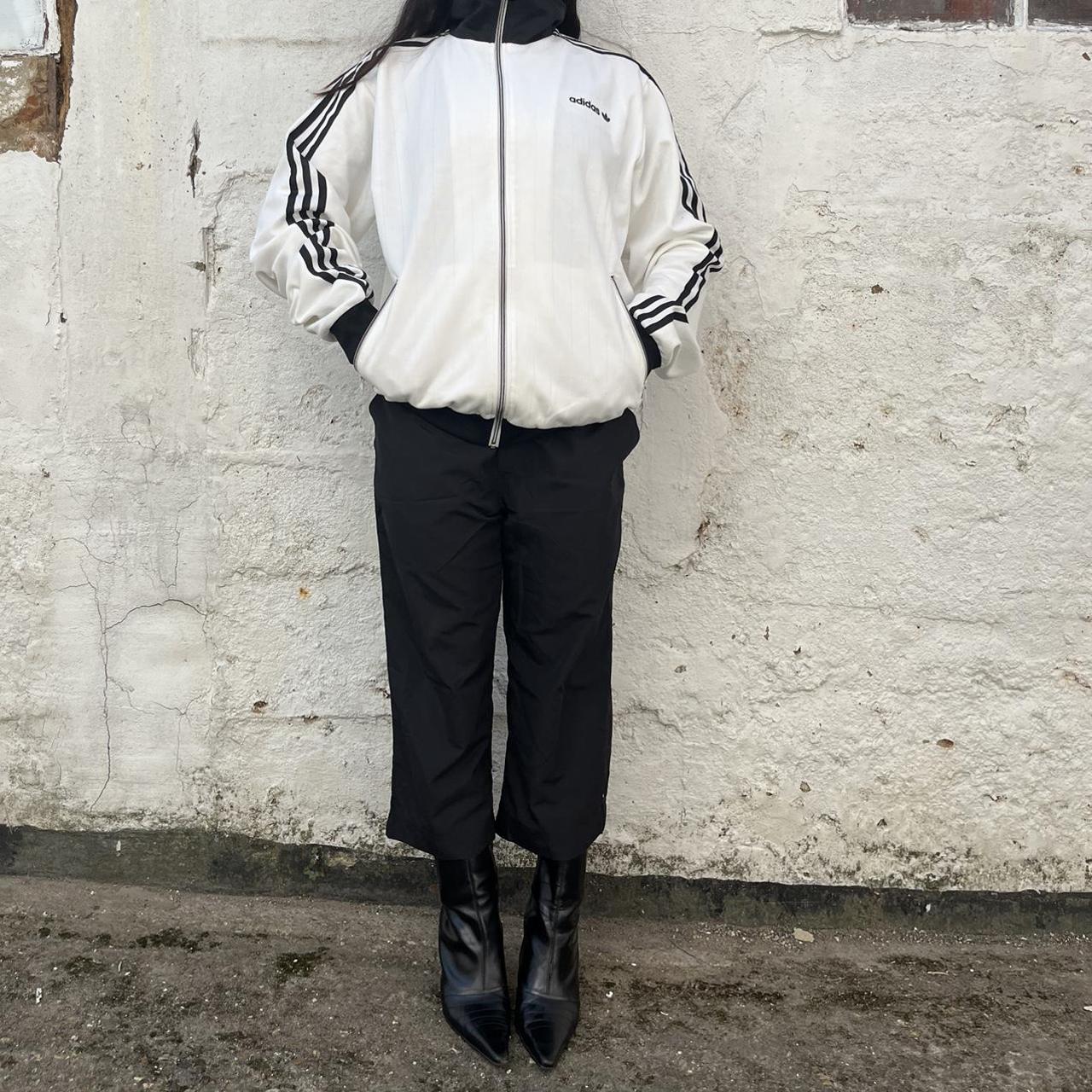 Adidas Women's White Jacket Depop