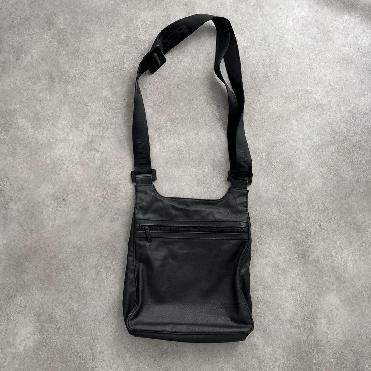 Black Mugler side bag Goes with everything Ideal... - Depop