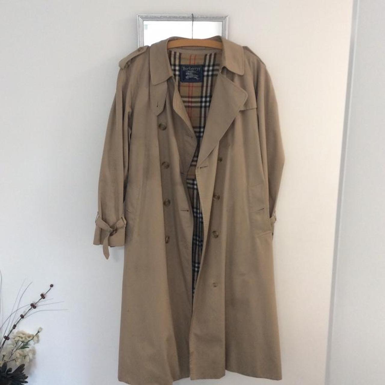 Burberry Women's Tan Coat | Depop