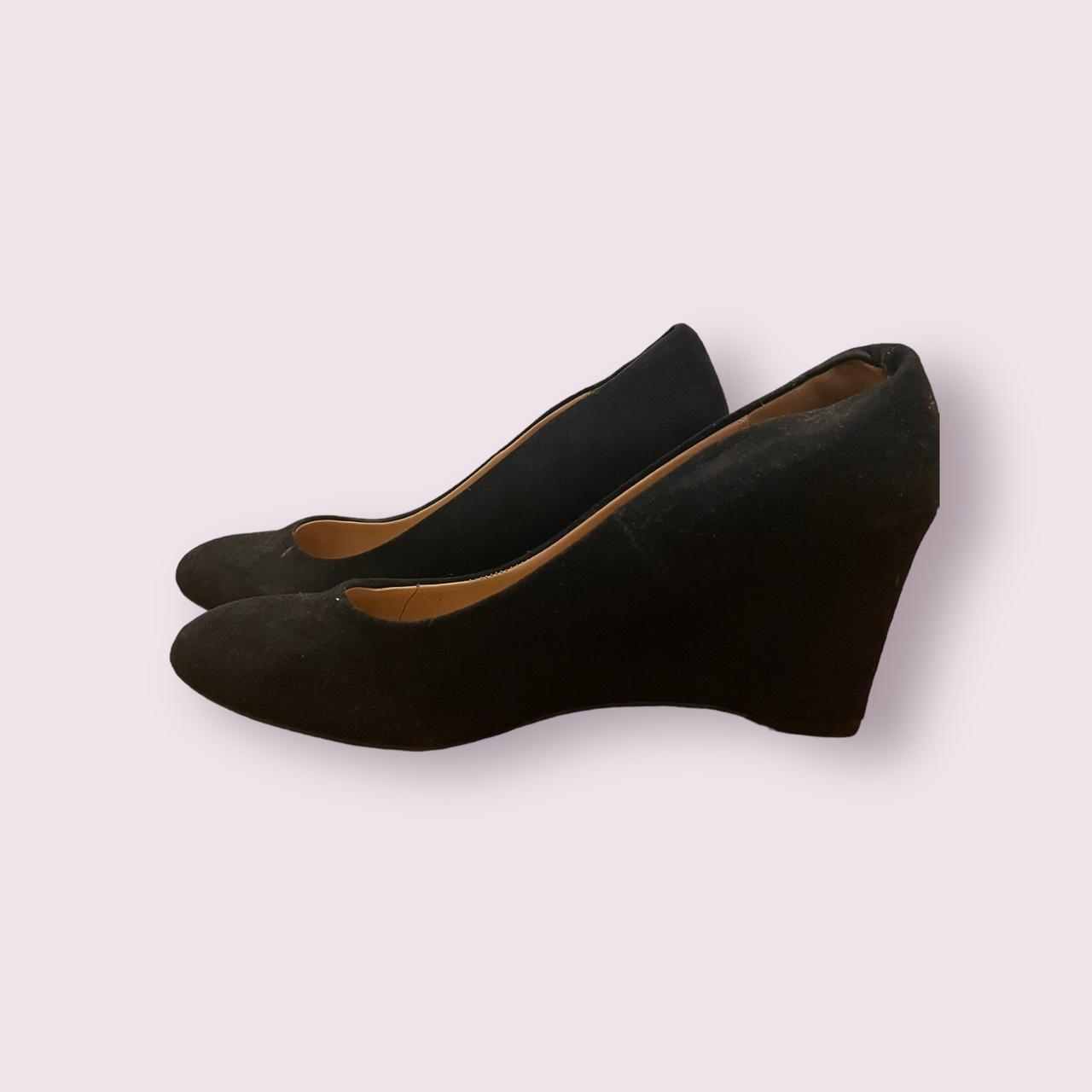 Merona hot sale black wedges