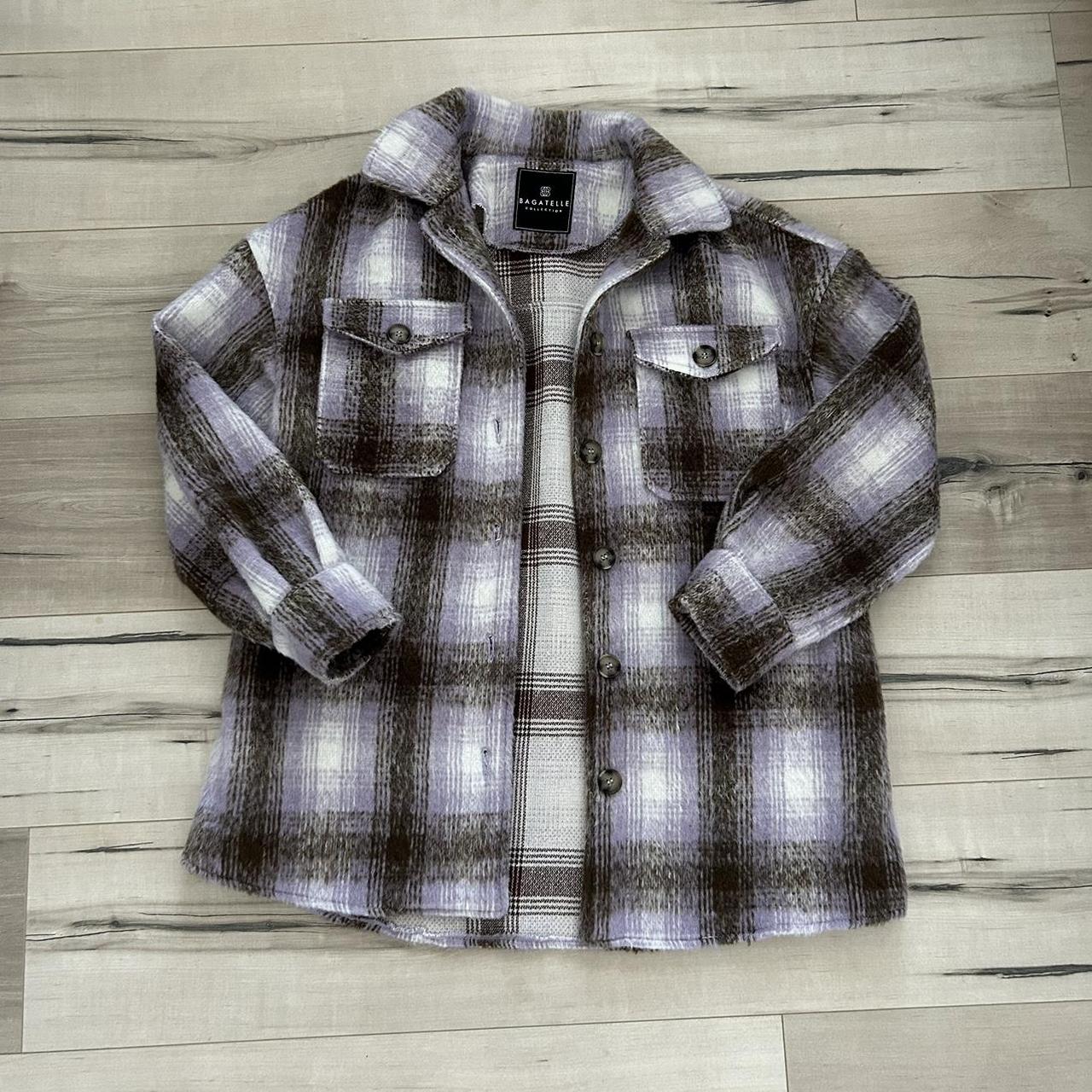 bagatelle collection plaid jacket