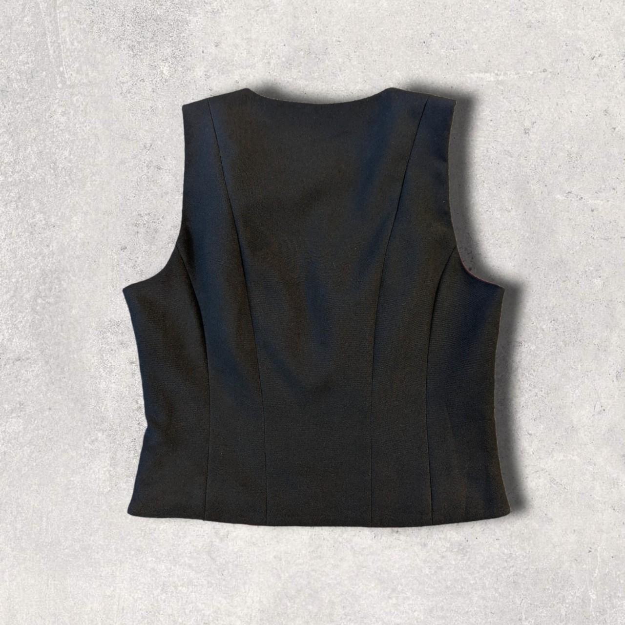 Primark Women's Black and Pink Vest Depop