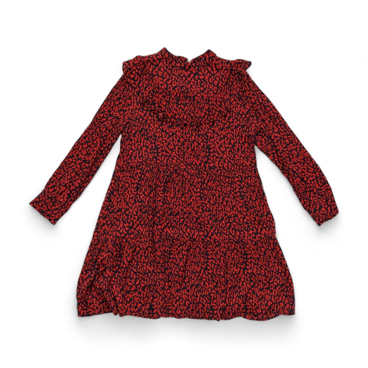 Printed Dress Polka Dot Red Dress Zara Zara Red And Black Leopard