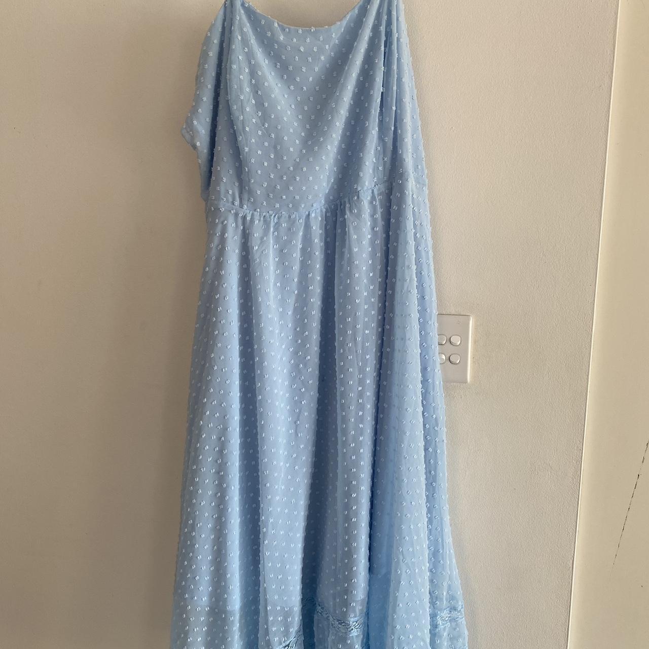 Mid length picnic dress, never worn before.... - Depop