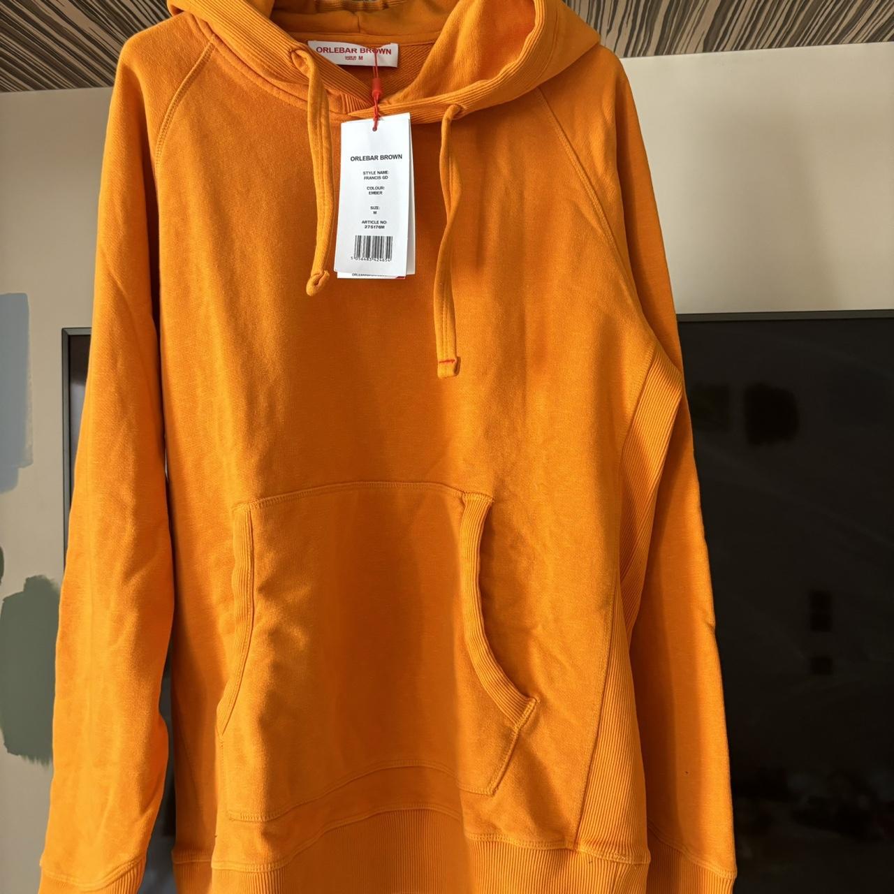 Brand new Orlebar Brown hoodie in orange Depop