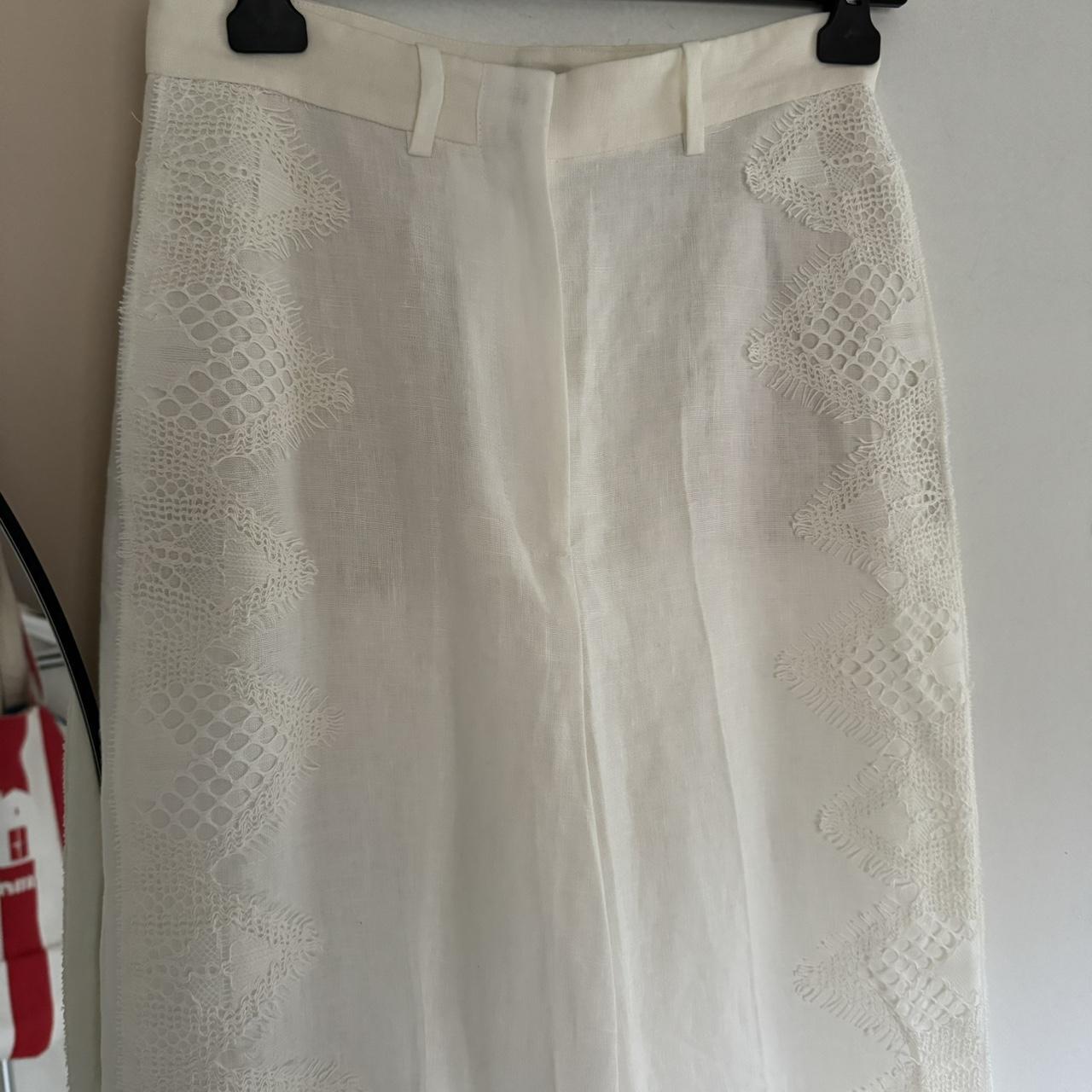 Brand New But Label Removed Zara Oyster White High Depop