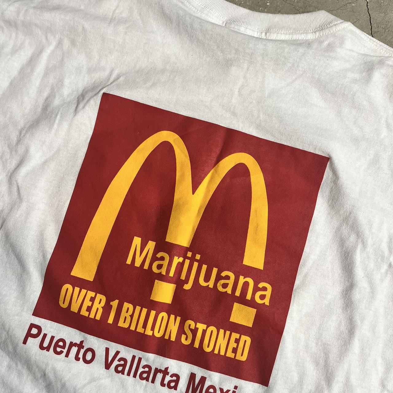 Zumiez Men's Red and White Tshirt Depop