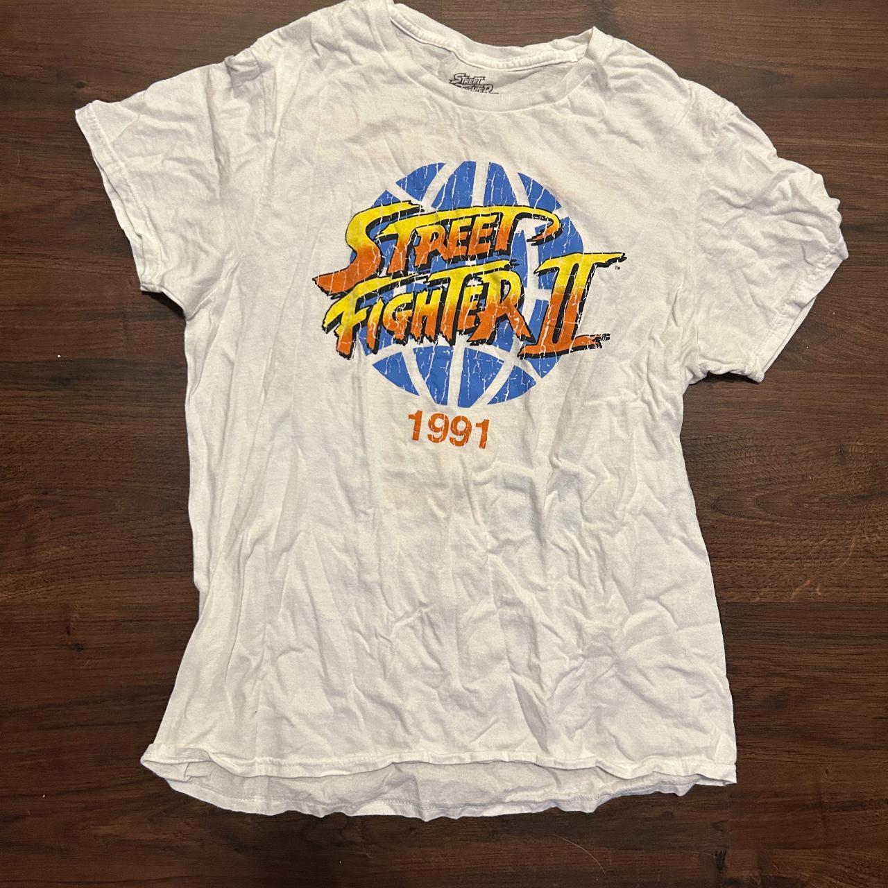 Vintage streetwear street fighter graphic tee from - Depop