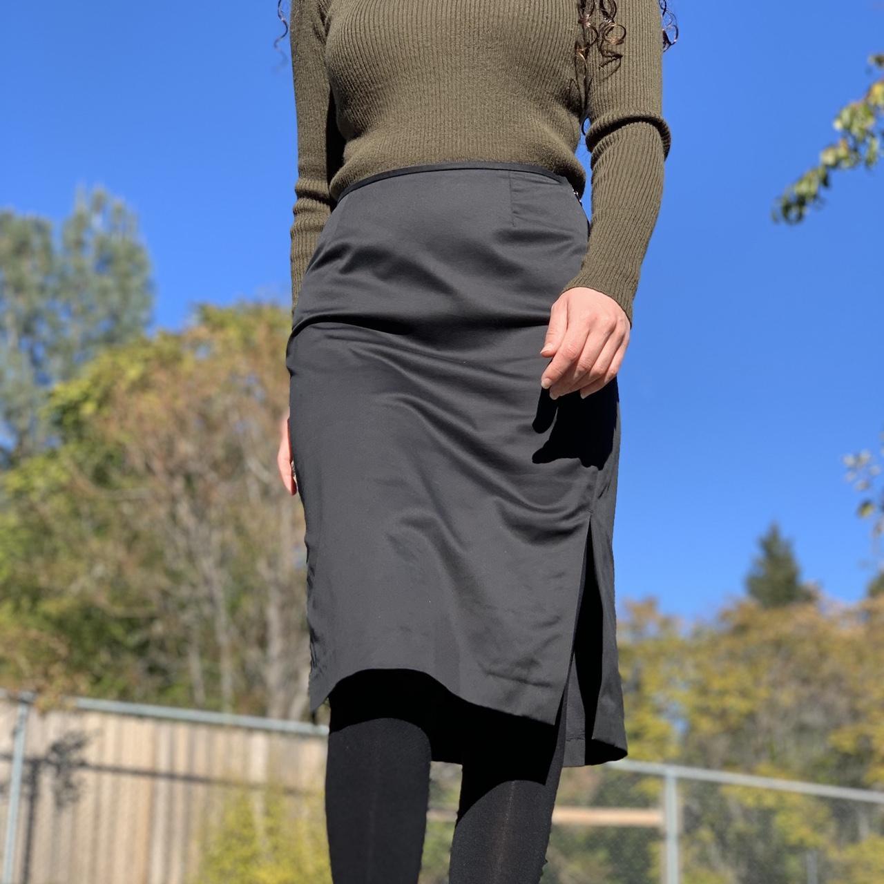 J.Crew Women's Black Skirt Depop