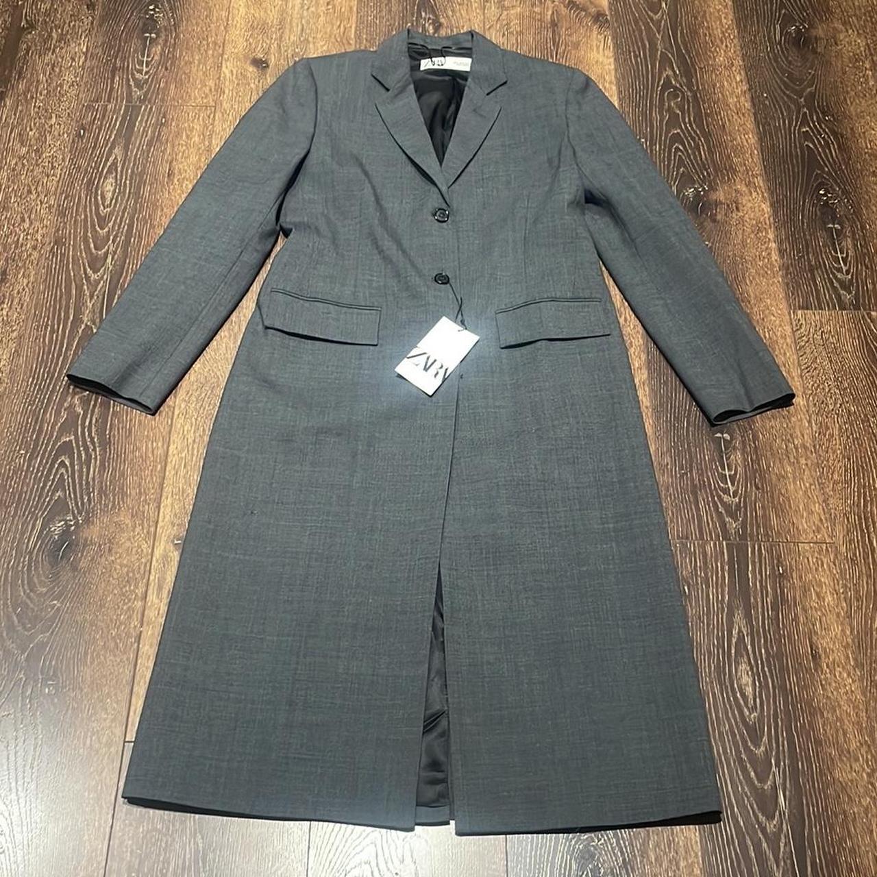 Zara Linen Bomber Jacket & Skirt Set. Linen pocket | Depop