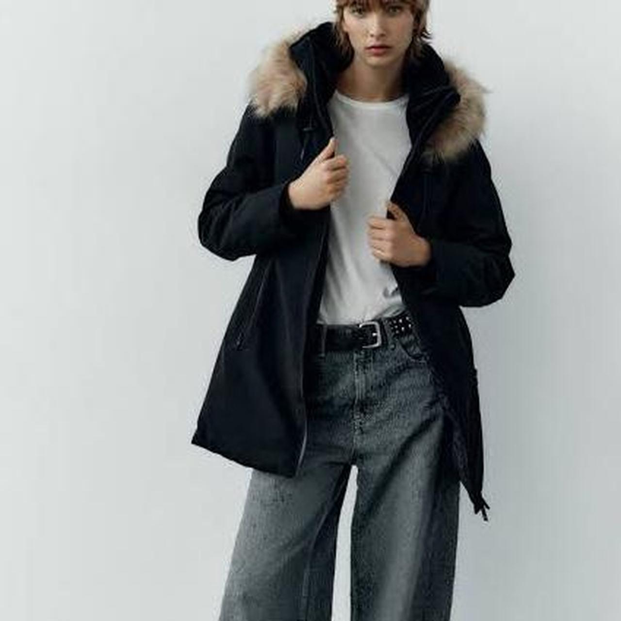 Zara Water And Wind Protection Parka. Parka with | Depop