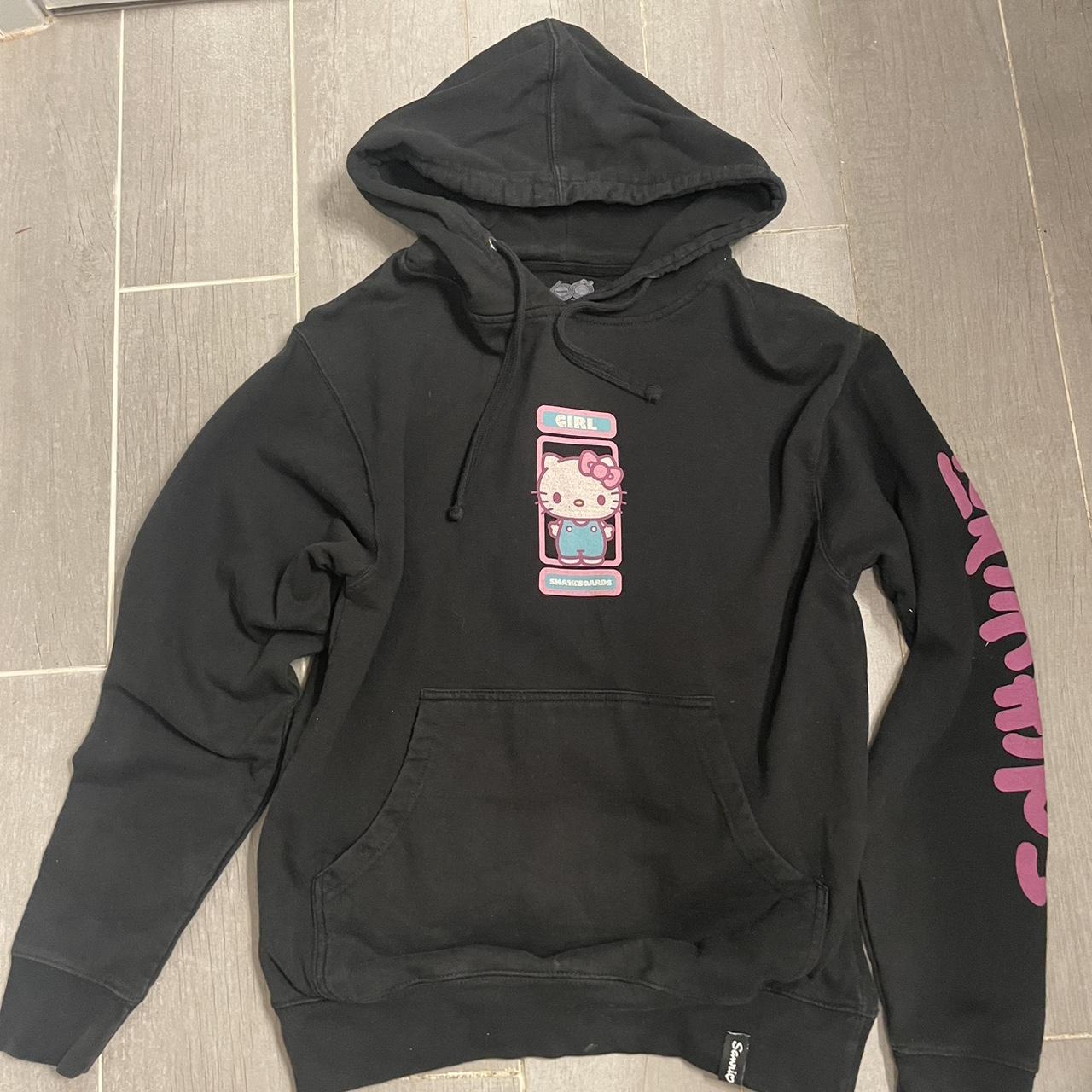 Hello kitty Girl pullover hoodie size M - Depop