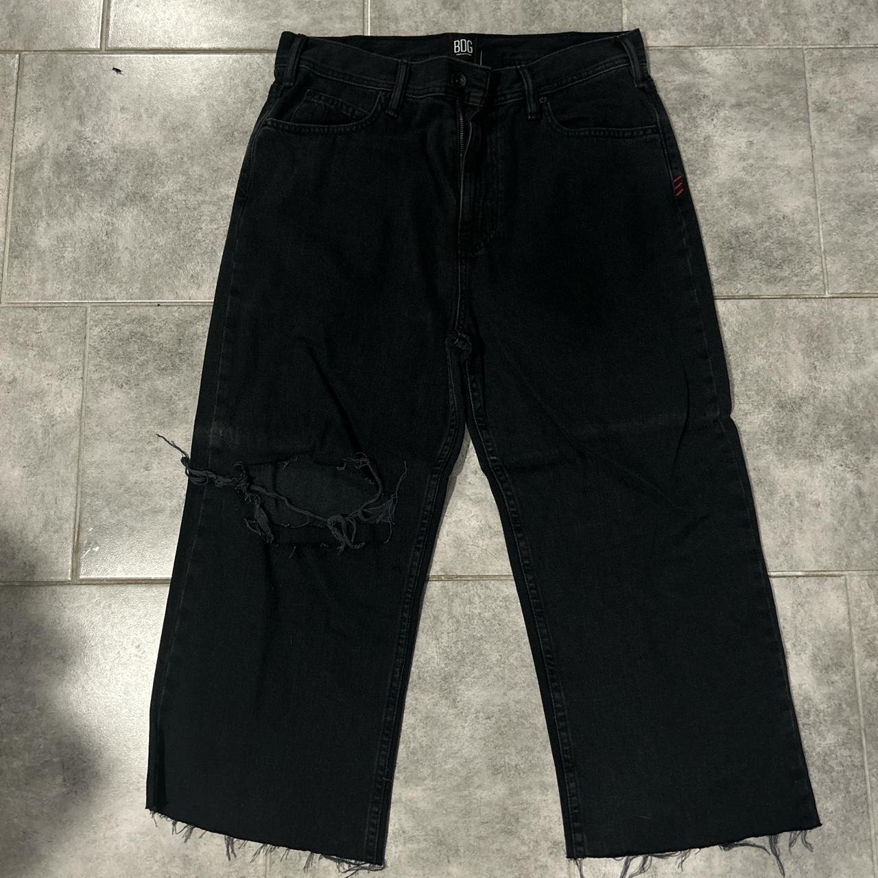 They’re size 32x32 but fit very small. Also cropped... - Depop