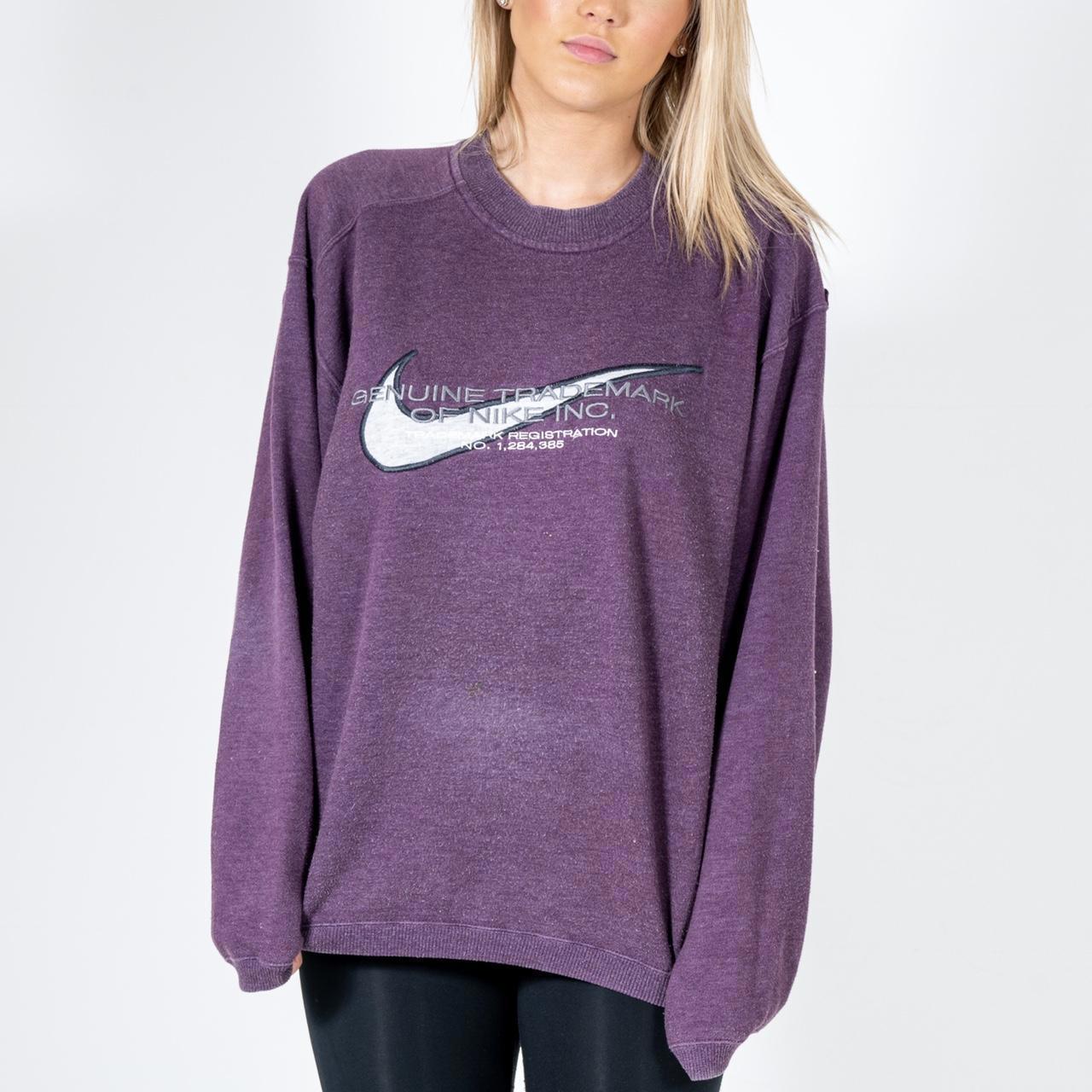 Nike vintage tick womens sweatshirt sale