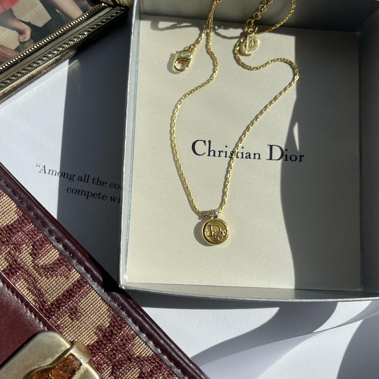 Christian Dior Vintage CD necklace ✨✨... - Depop