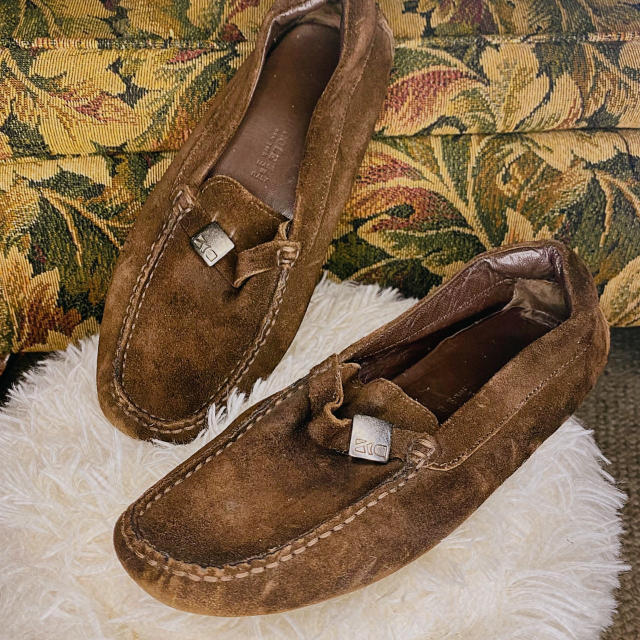 🤎 ☆ Kenneth Cole loafers! ☆ signs of wear on top and... - Depop