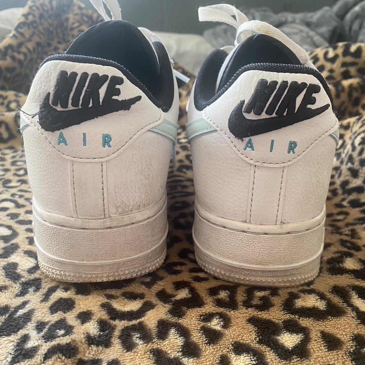 Heavily Worn Nike Air Force Ones Worldwide I Love - Depop