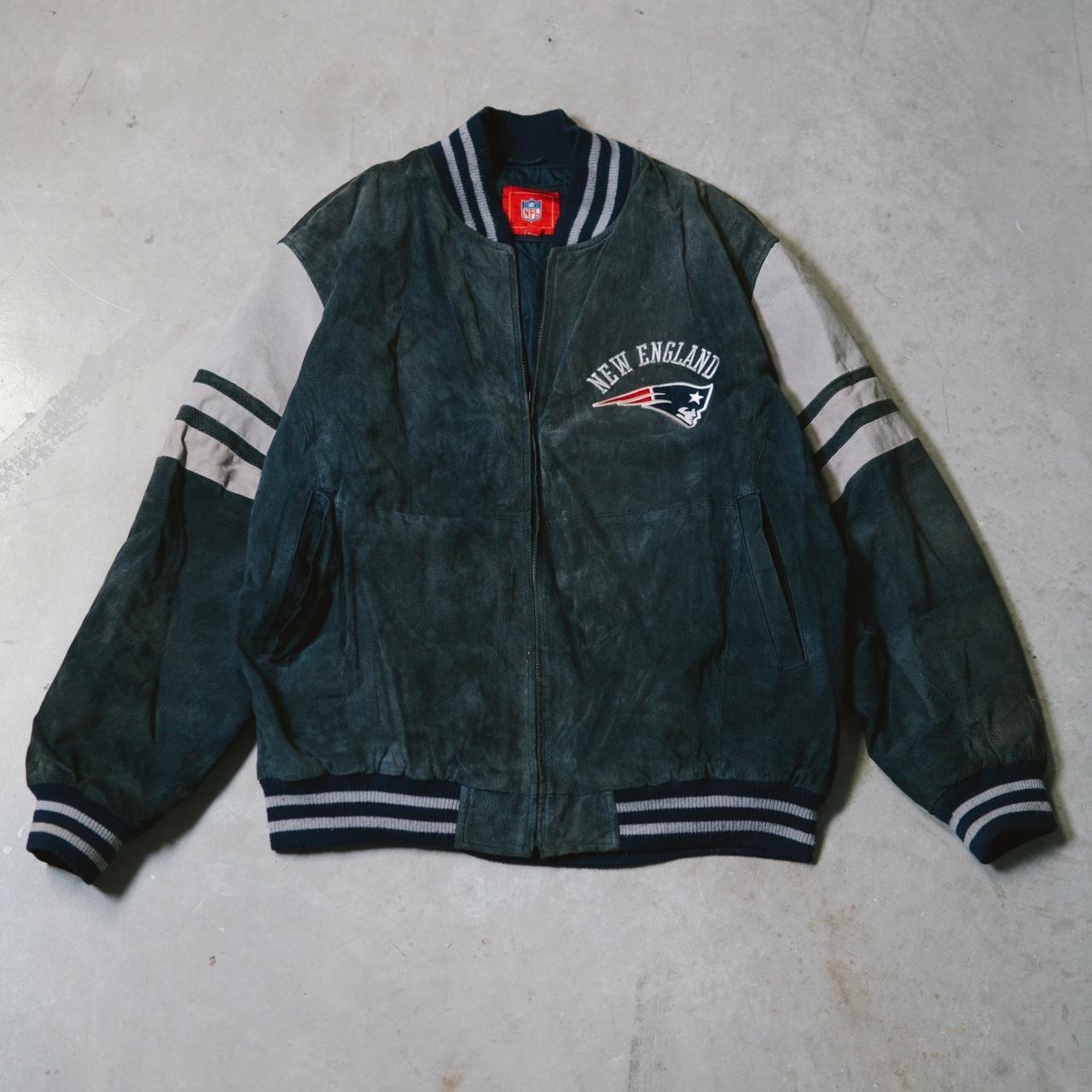 Vintage New England Patriots Varsity Jacket Depop