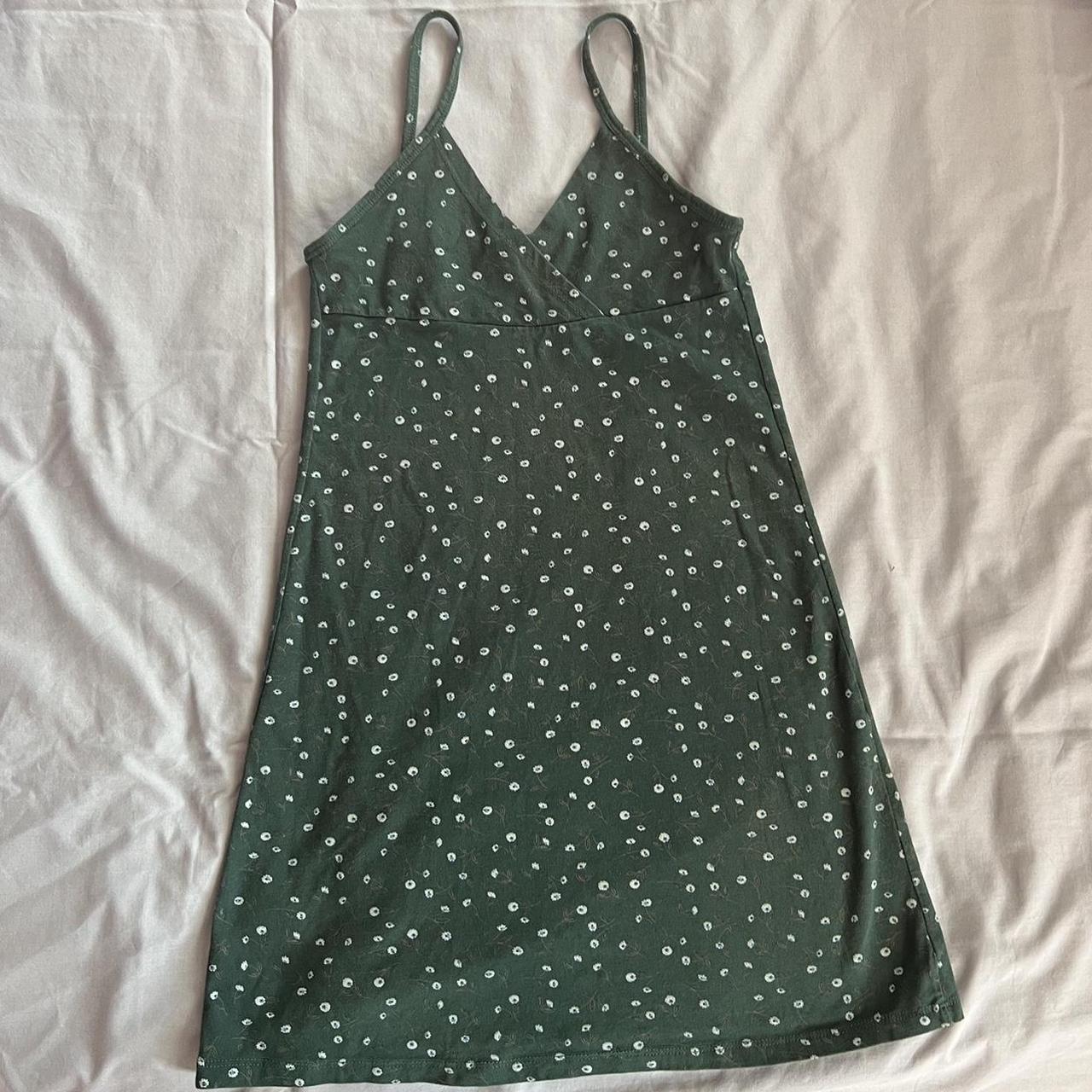 Brandy melville green dress Great condition Depop