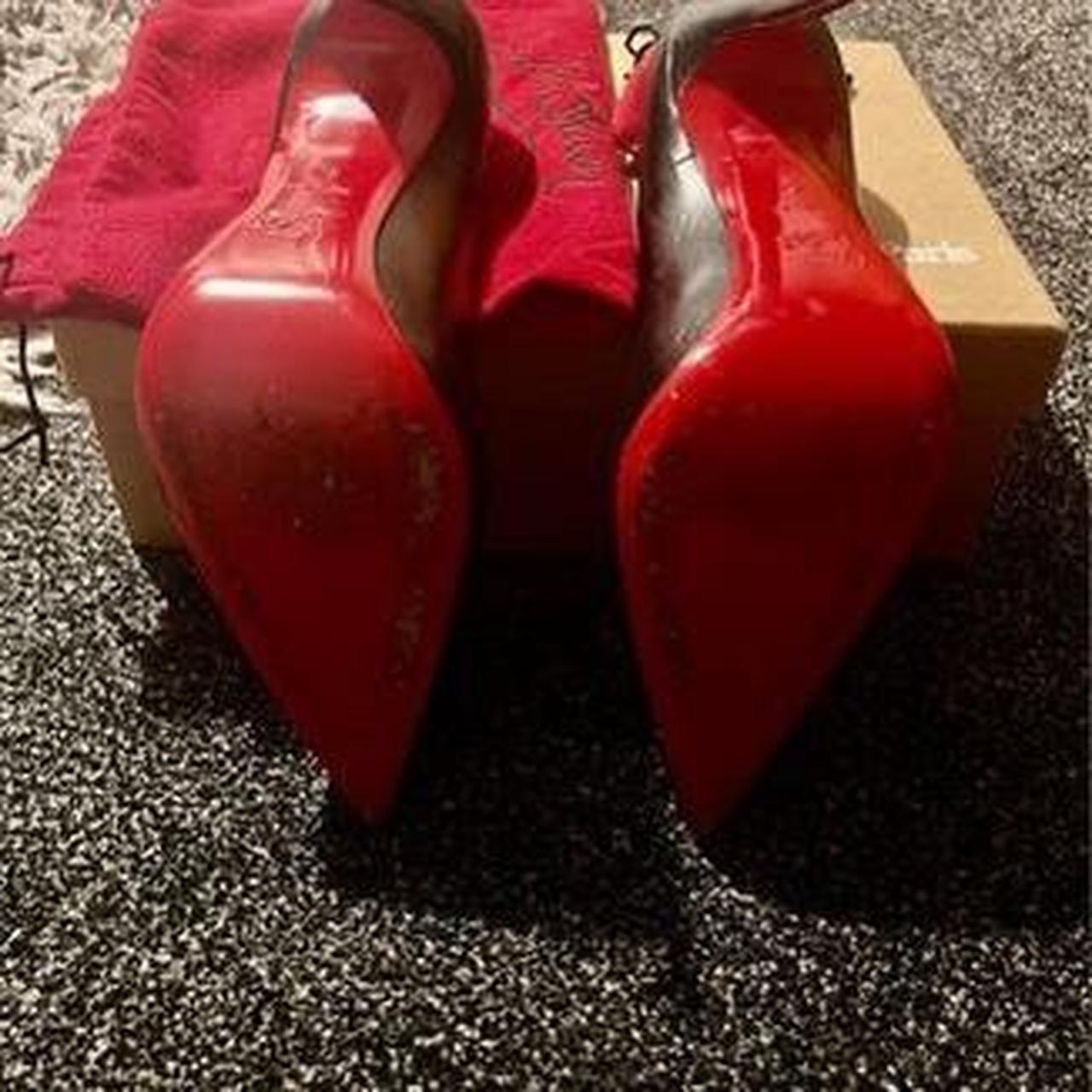 Christian Louboutins Kate 120 Size 6 Only Worn Depop