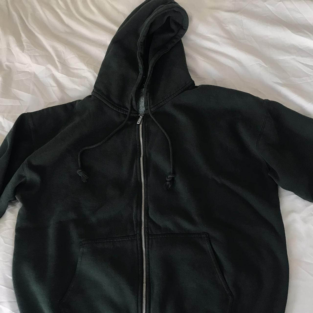 forest green brandy zip up 🐊 1 size but oversized... Depop