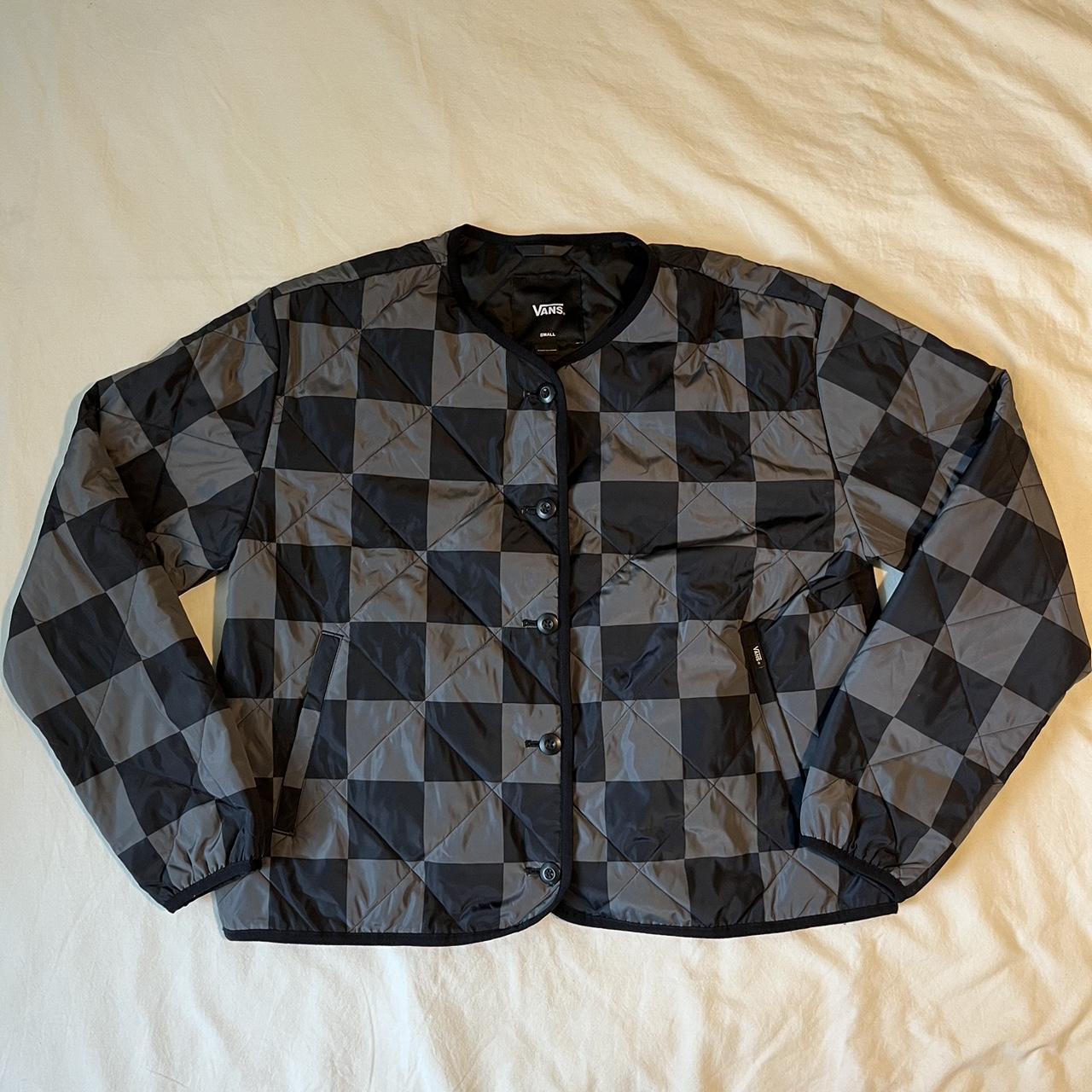 Checkered vans jacket best sale