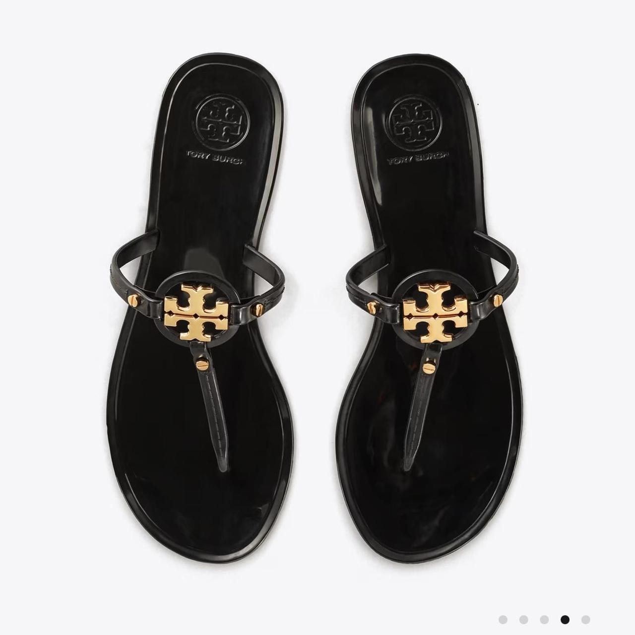 tory burch red jelly sandals