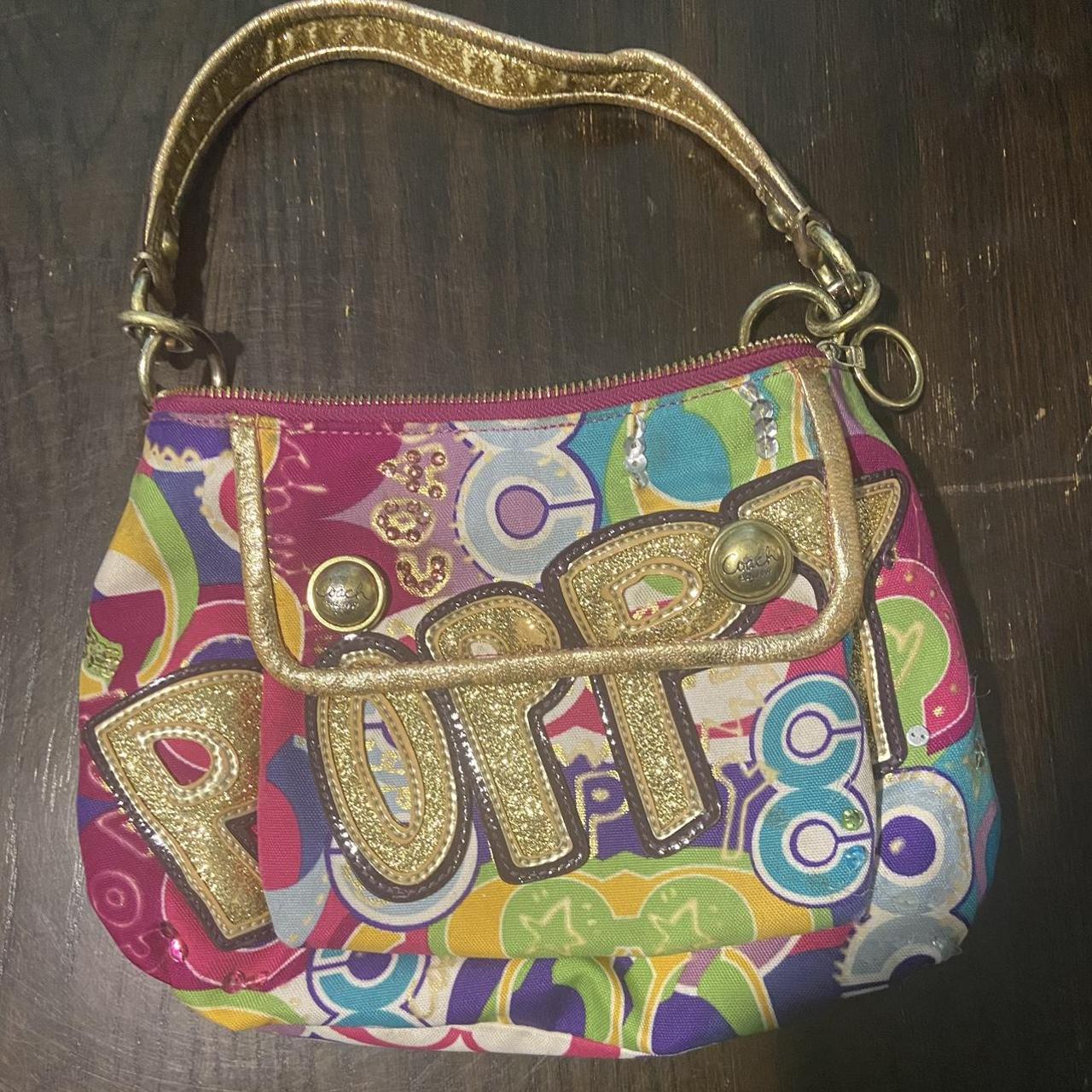 Rare Coach poppy graffiti purse | Purses, Coach poppy, Bags