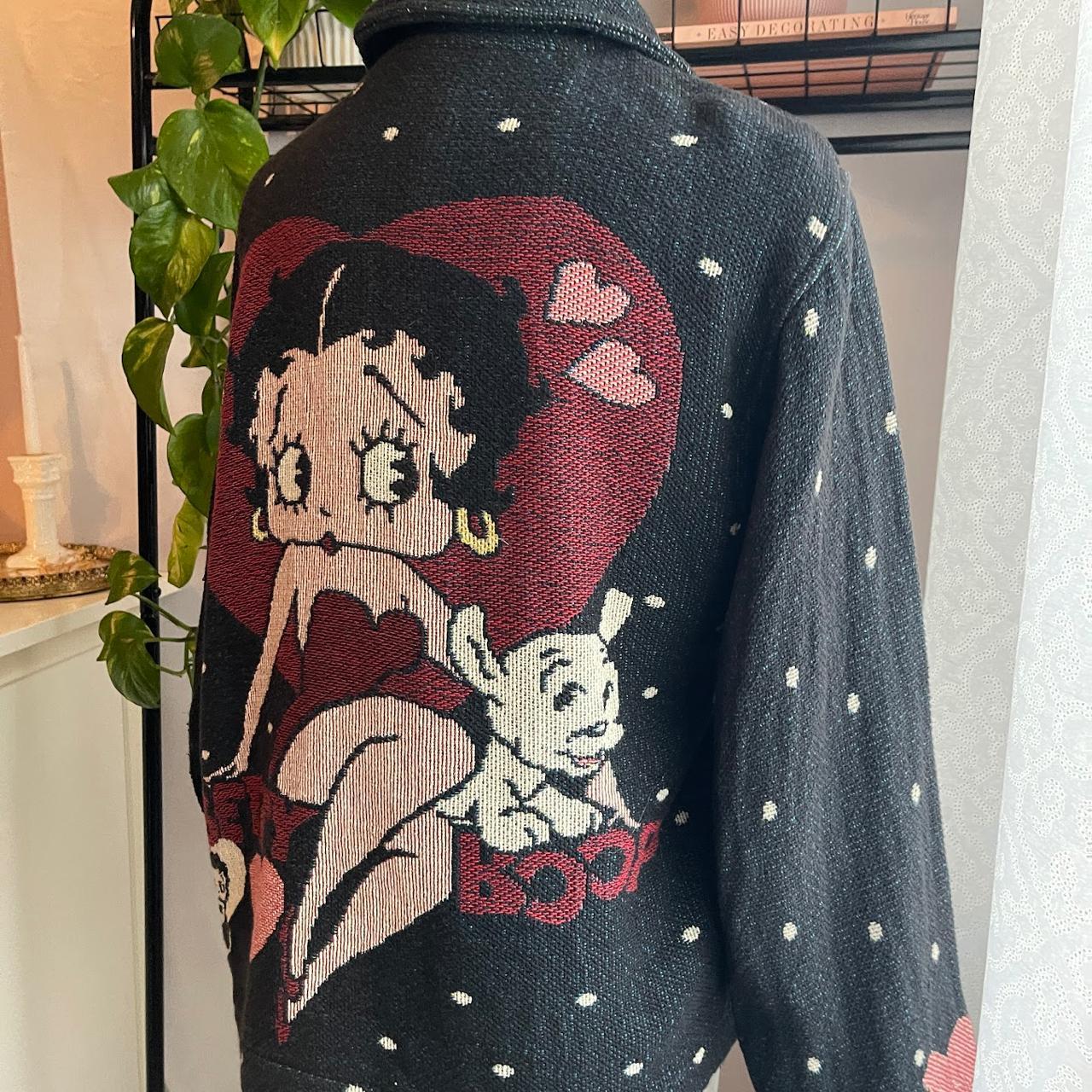 Insane Vintage Betty Boop cardigan , Features a...