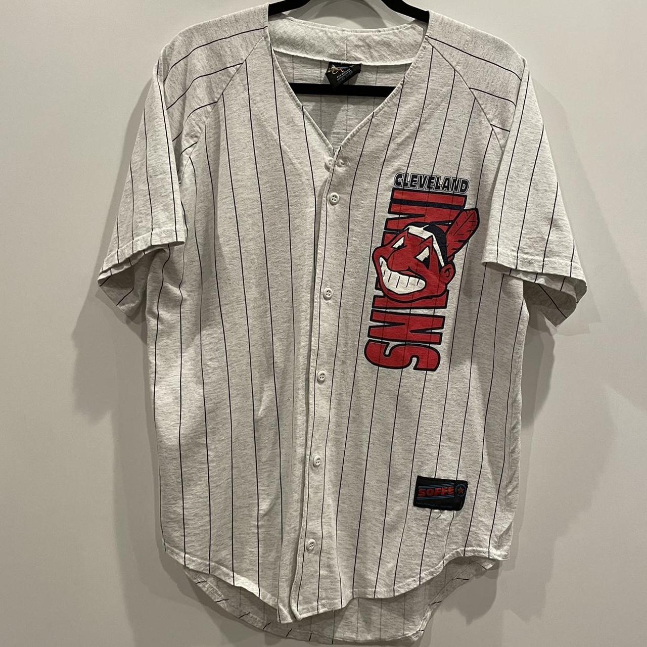 grey cleveland indians jersey