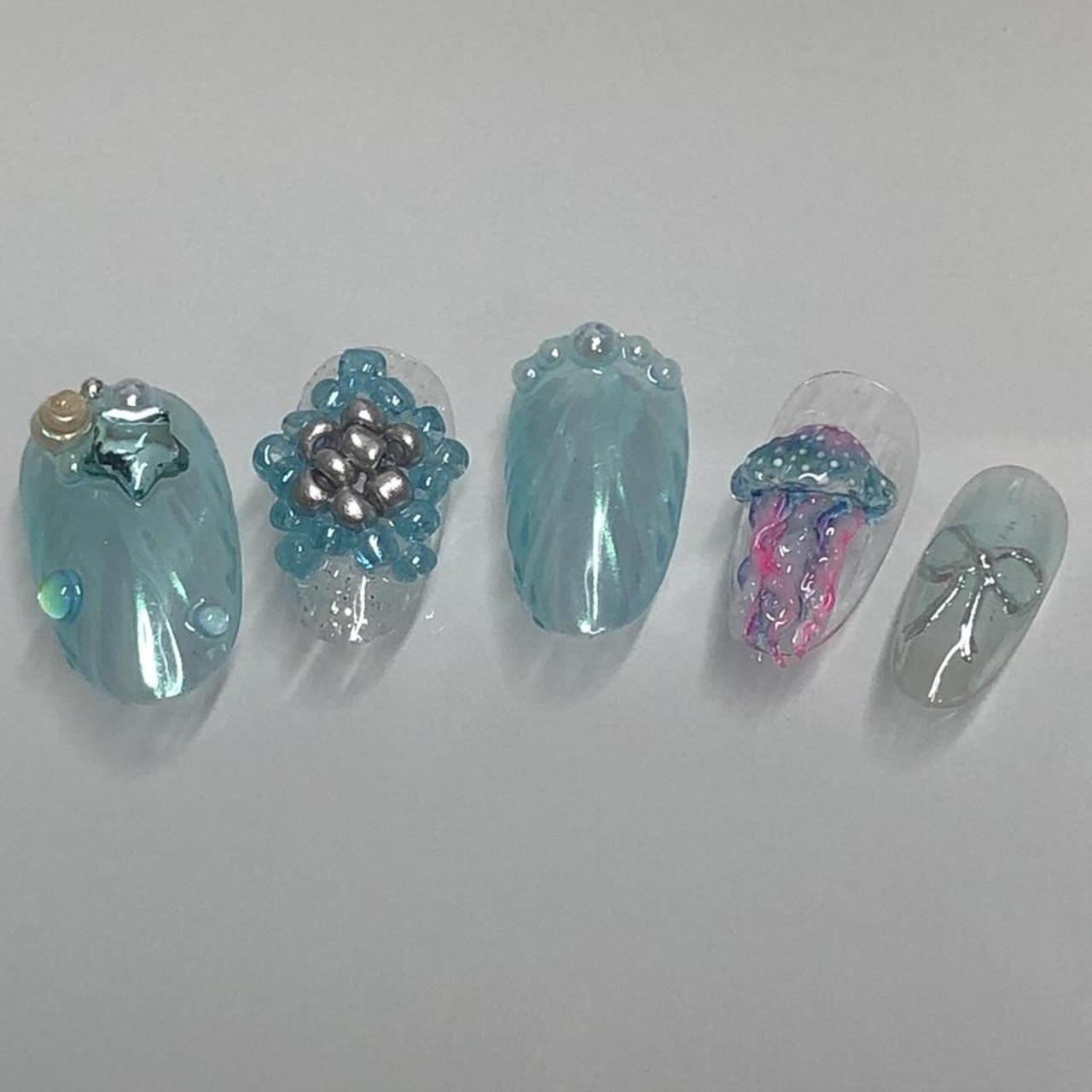 hi !! i do custom nails!! msg me for custom... - Depop