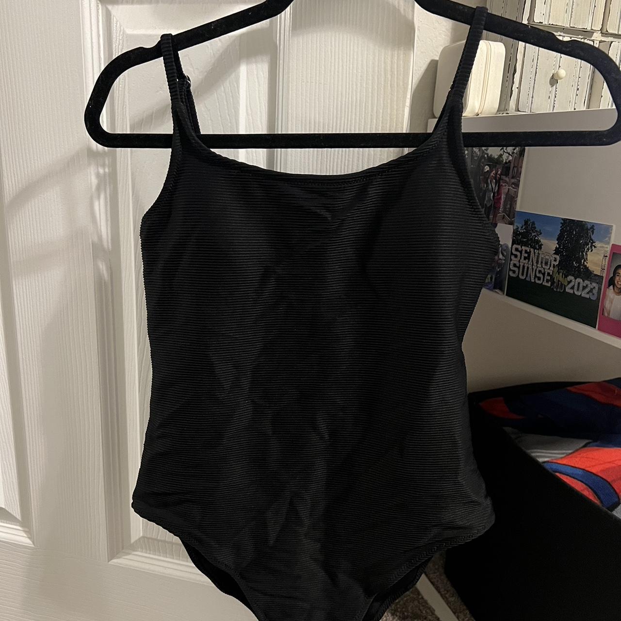 Black One Peice Swimsuit Size Small - Depop