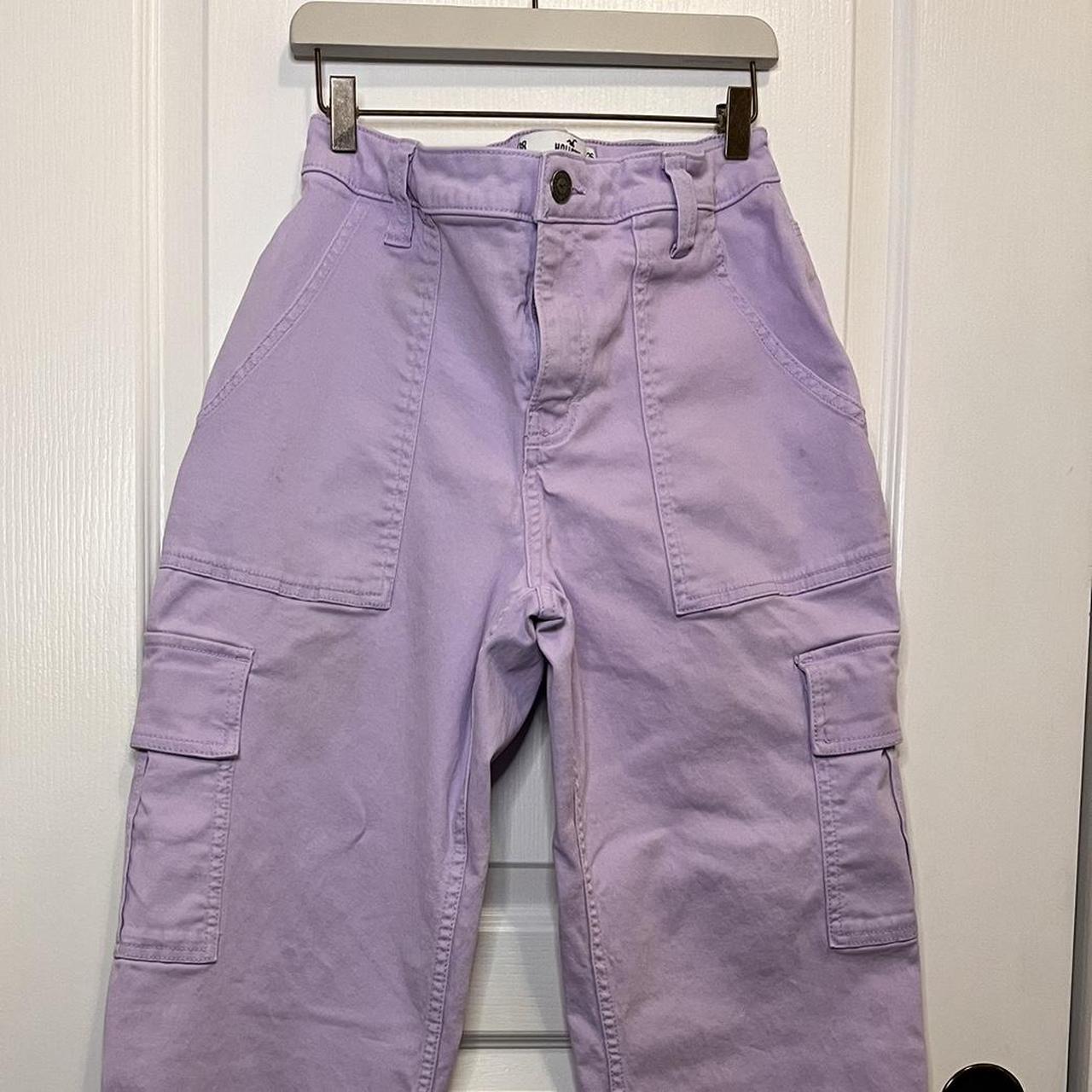 Hollister Co. Women's Purple Trousers | Depop