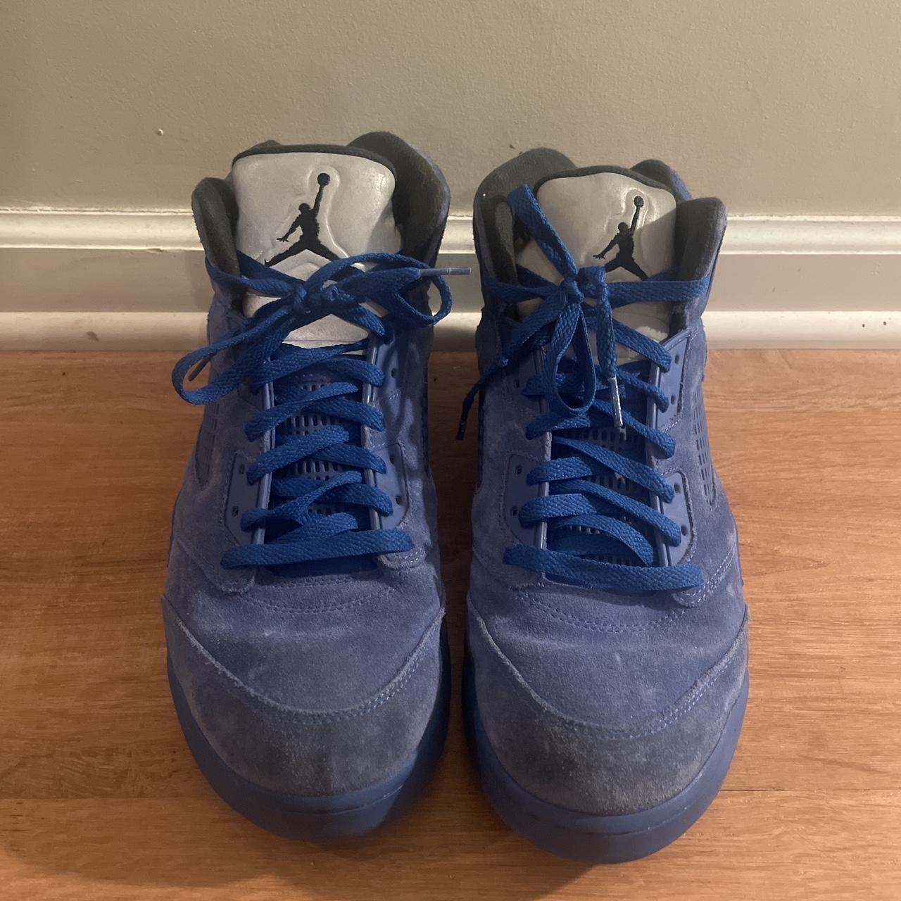 mens blue jordan shoes