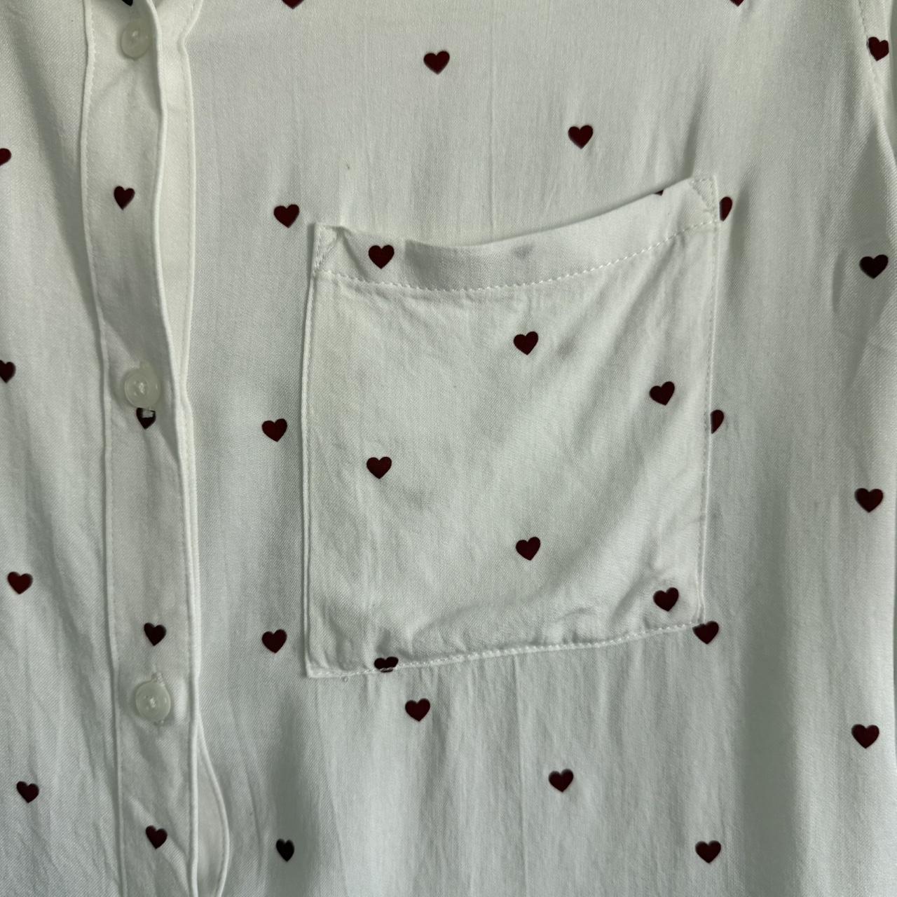 Rails Women's Blouse - White/Red - XS – Rails Roc… - image 5