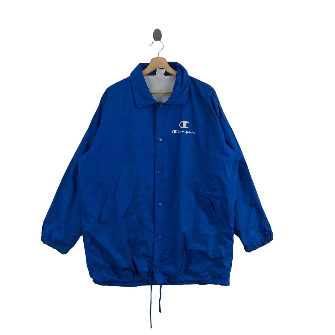 Champion coach jacket blue hotsell