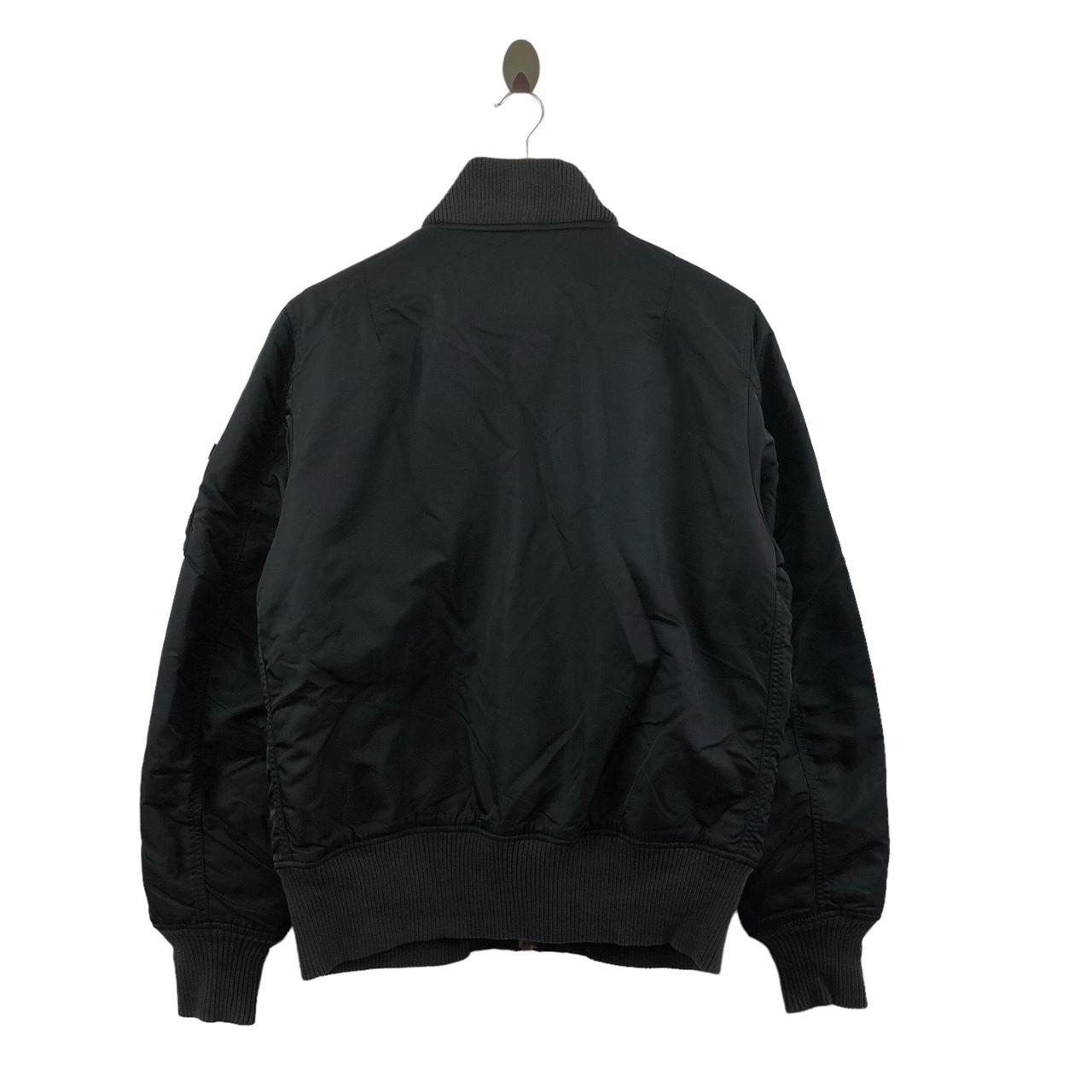 Vintage ALPHA INDUSTRIES MA-1 Patch Bomber Jacket | Depop