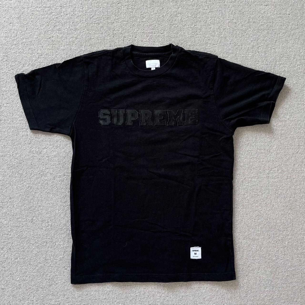 Supreme T-shirt Black Good condition size: medium... - Depop