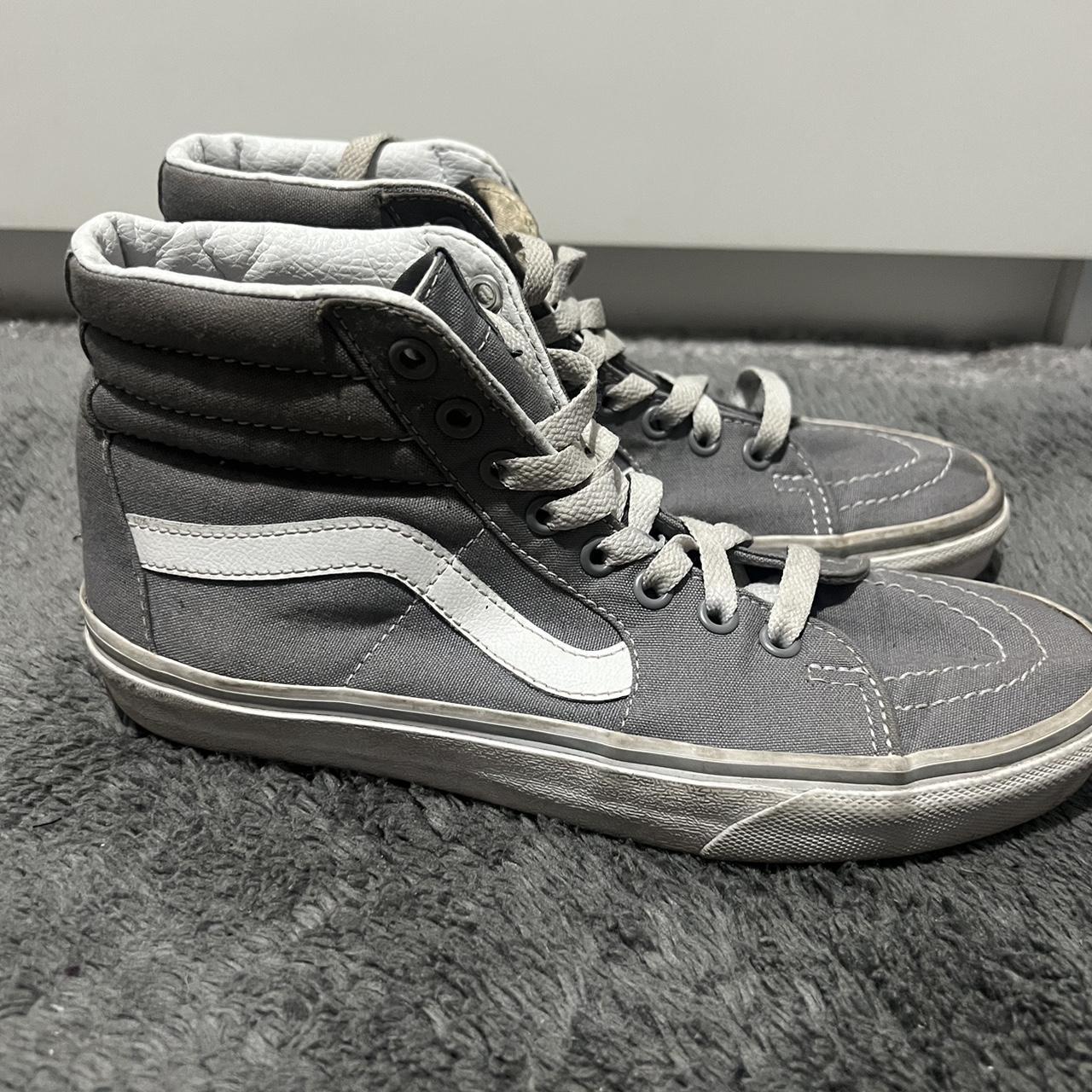 Grey vans size top 5.5