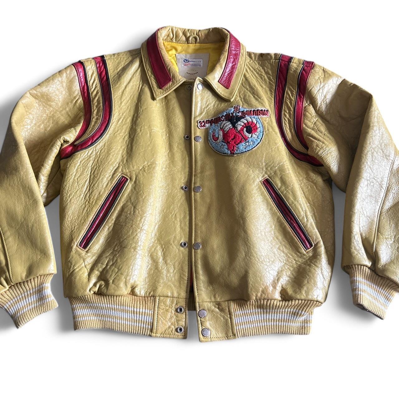 Apple vintage varsity jacket Older gentleman I | Depop