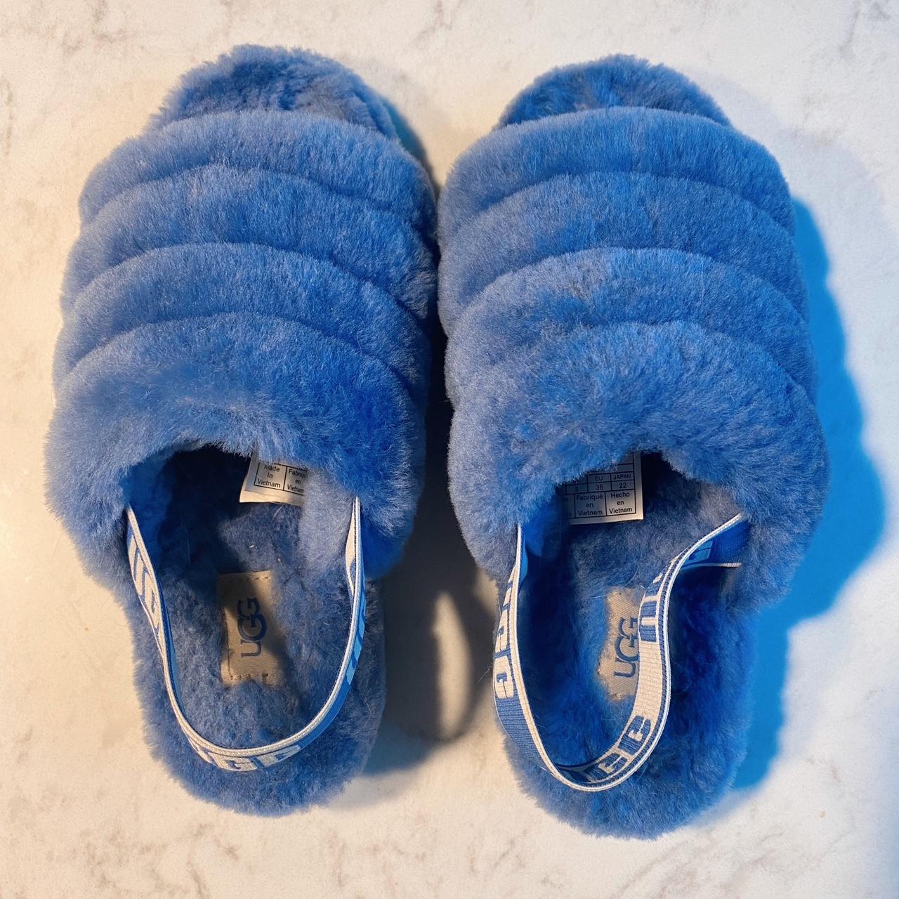 Neon blue outlet ugg slippers