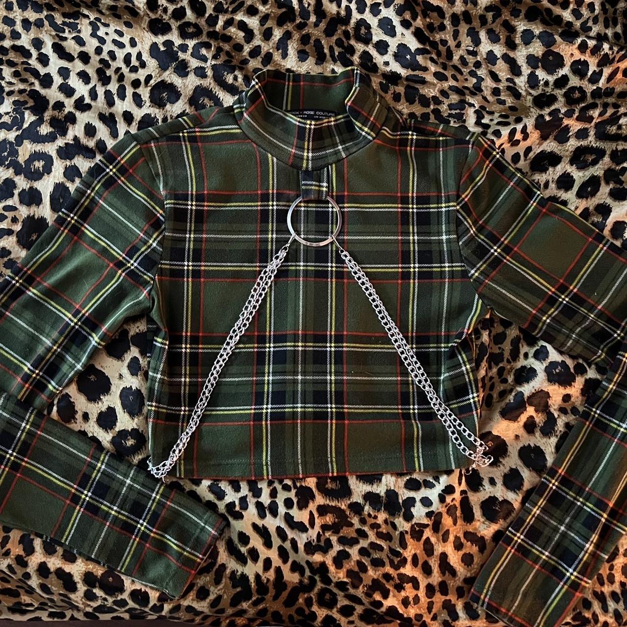 Striped longsleeve cropped Bought from... - Depop