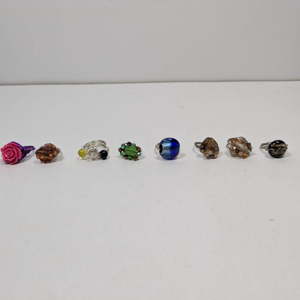 Preloved Women's Ring - Multi/Silver – Wire Wrapp… - image 1