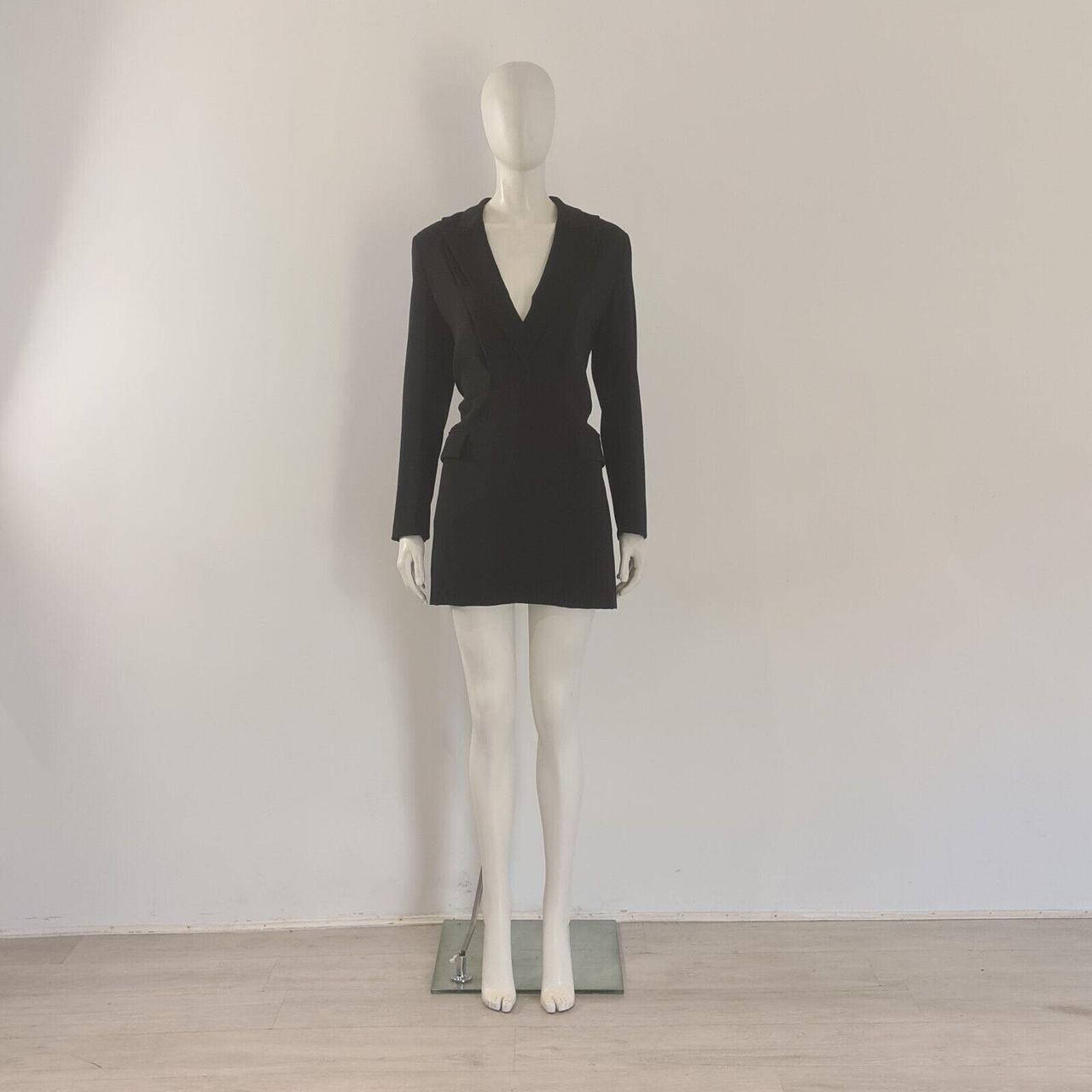 REISS 'Karin' Black Tuxedo Dress Size UK 12 EU 40... - Depop