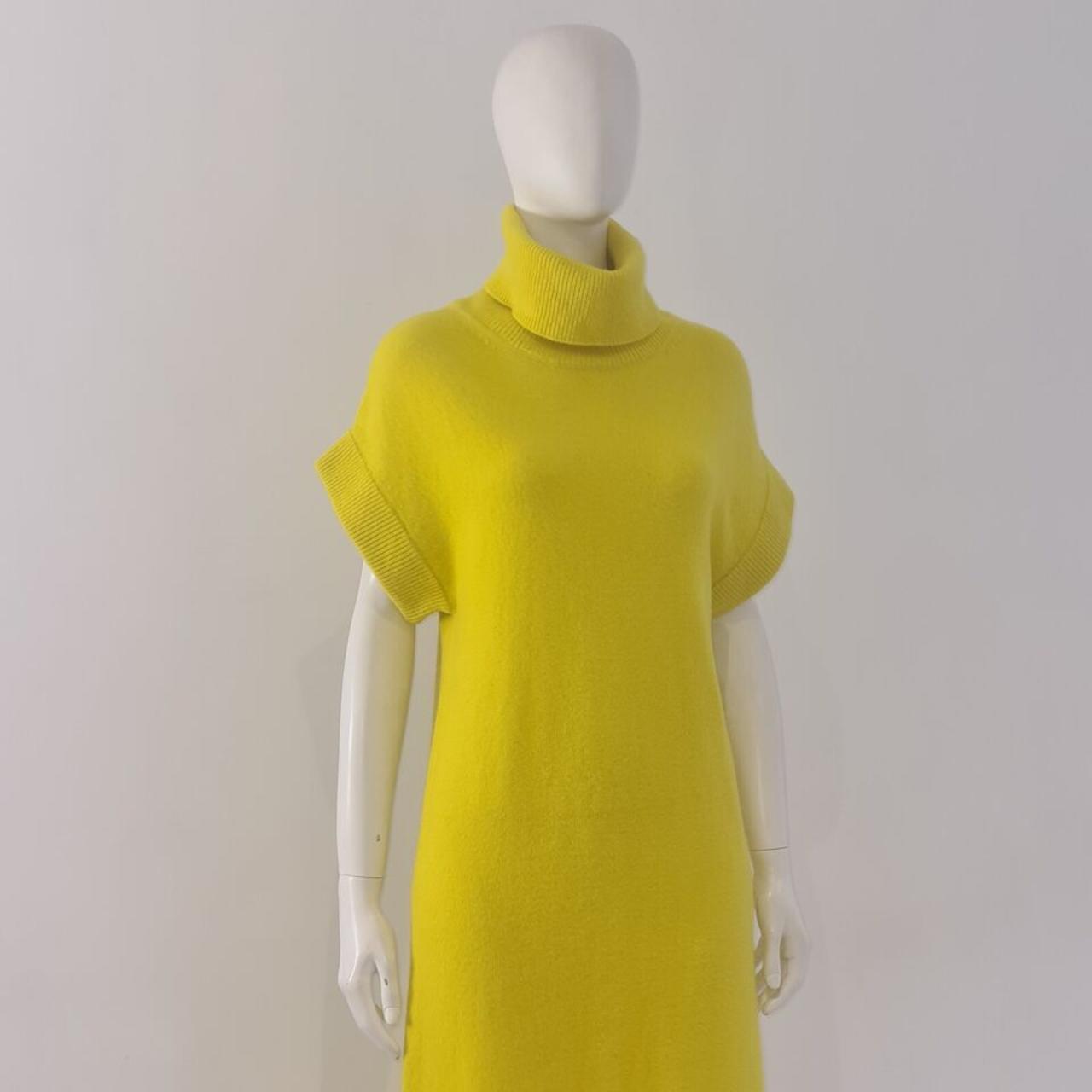 Massimo dutti yellow dress sale