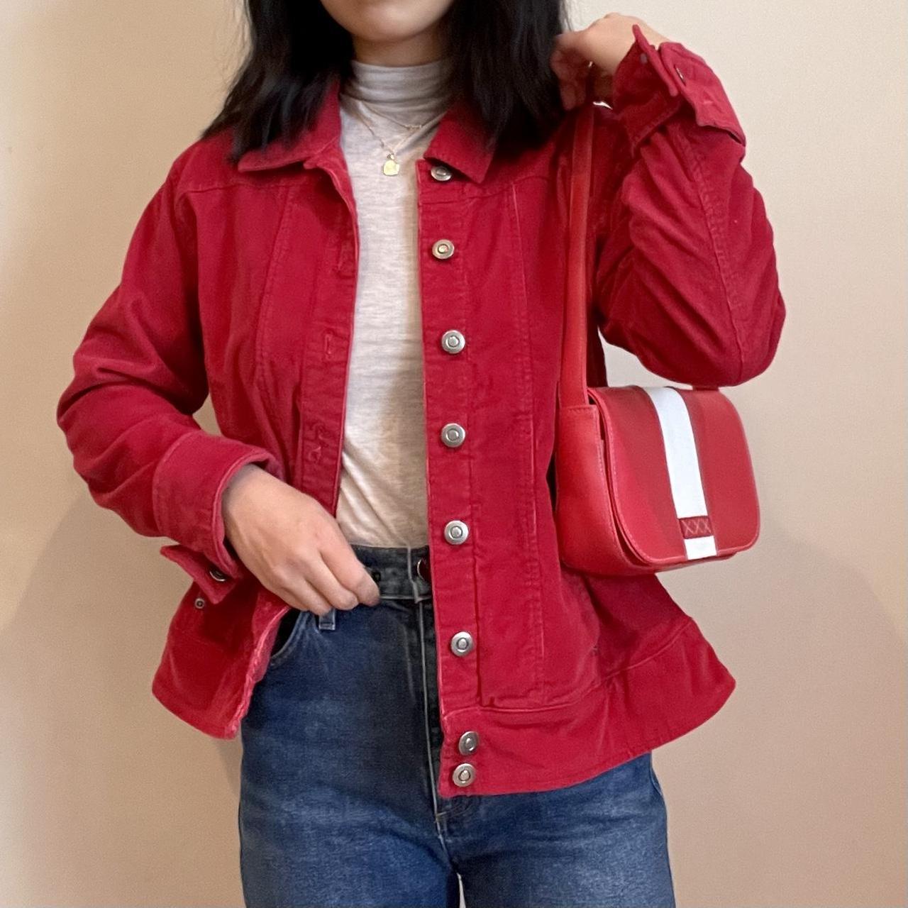 Levi's Women's Red Jacket | Depop