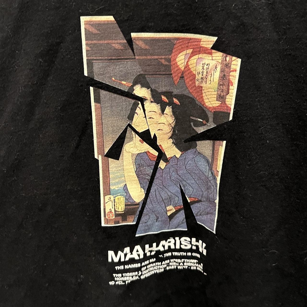 Maharishi Men's Black T-shirt (3)