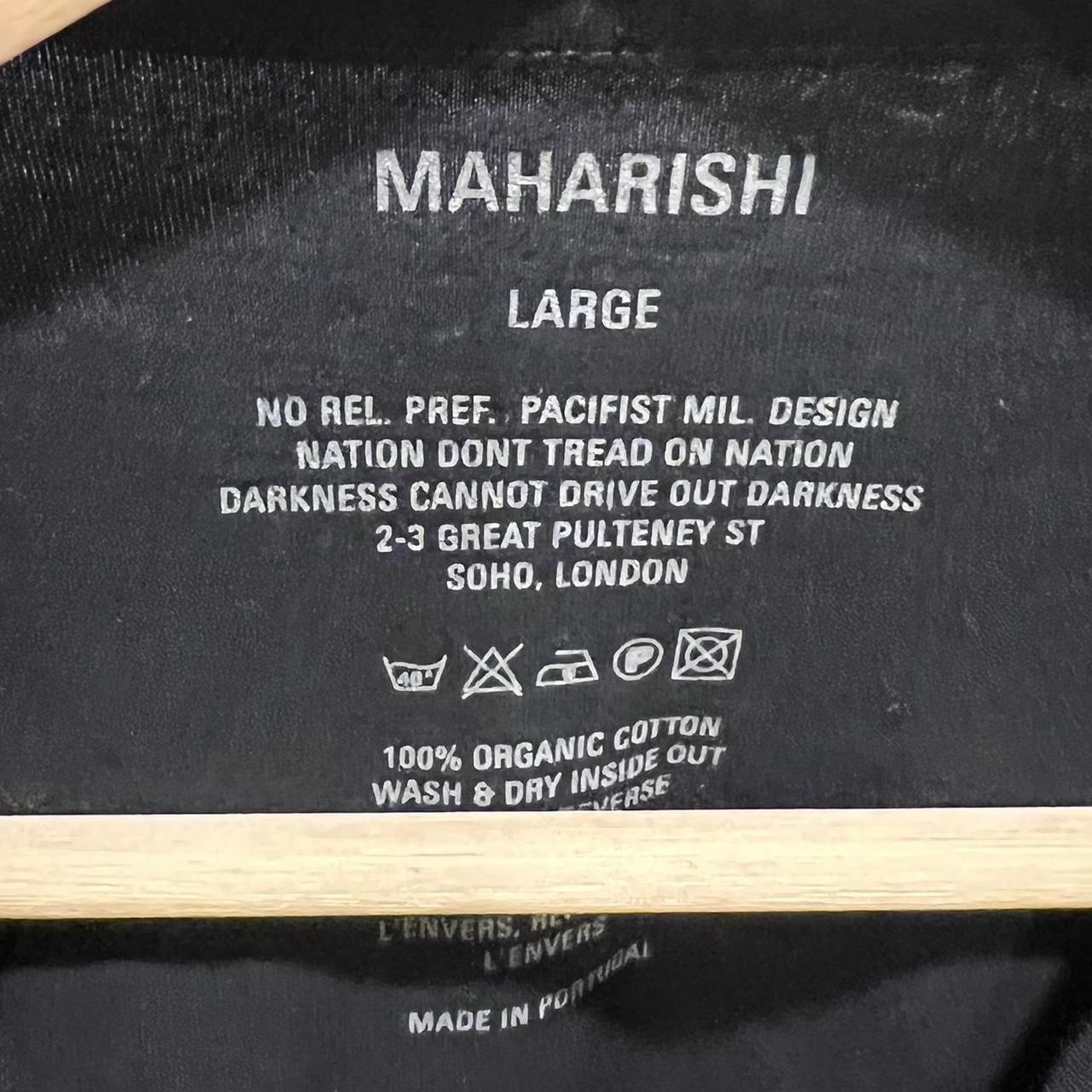 Maharishi Men's Black T-shirt (4)