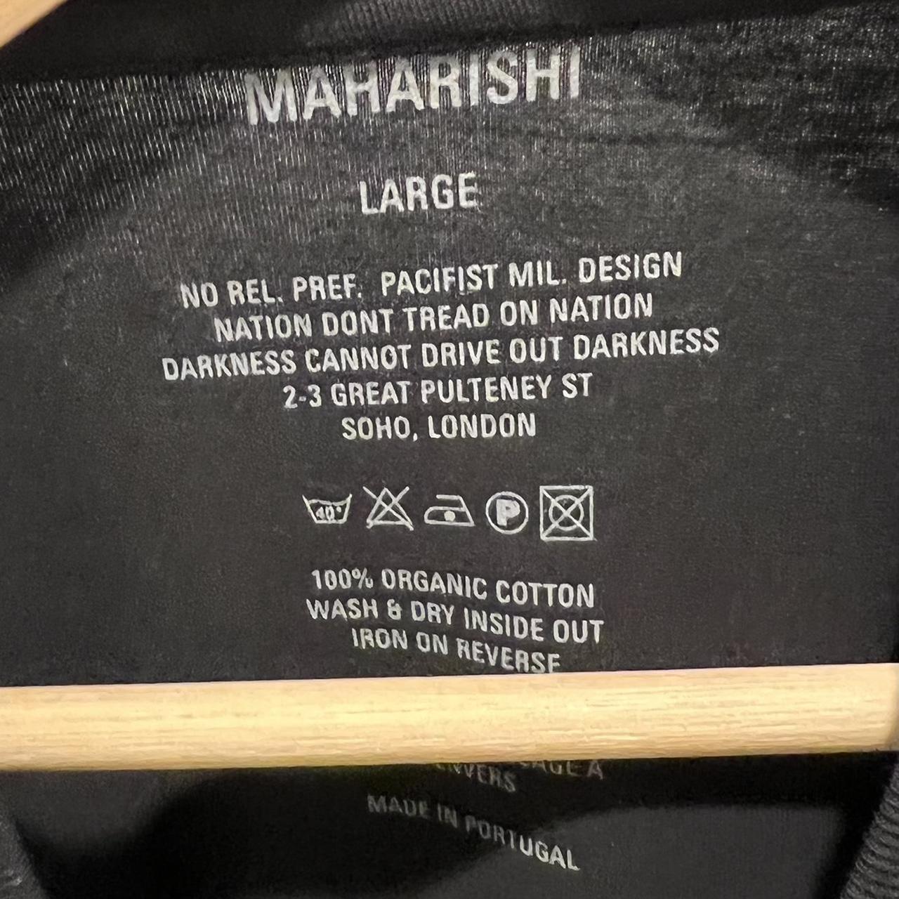 Maharishi Men's Black T-shirt (4)
